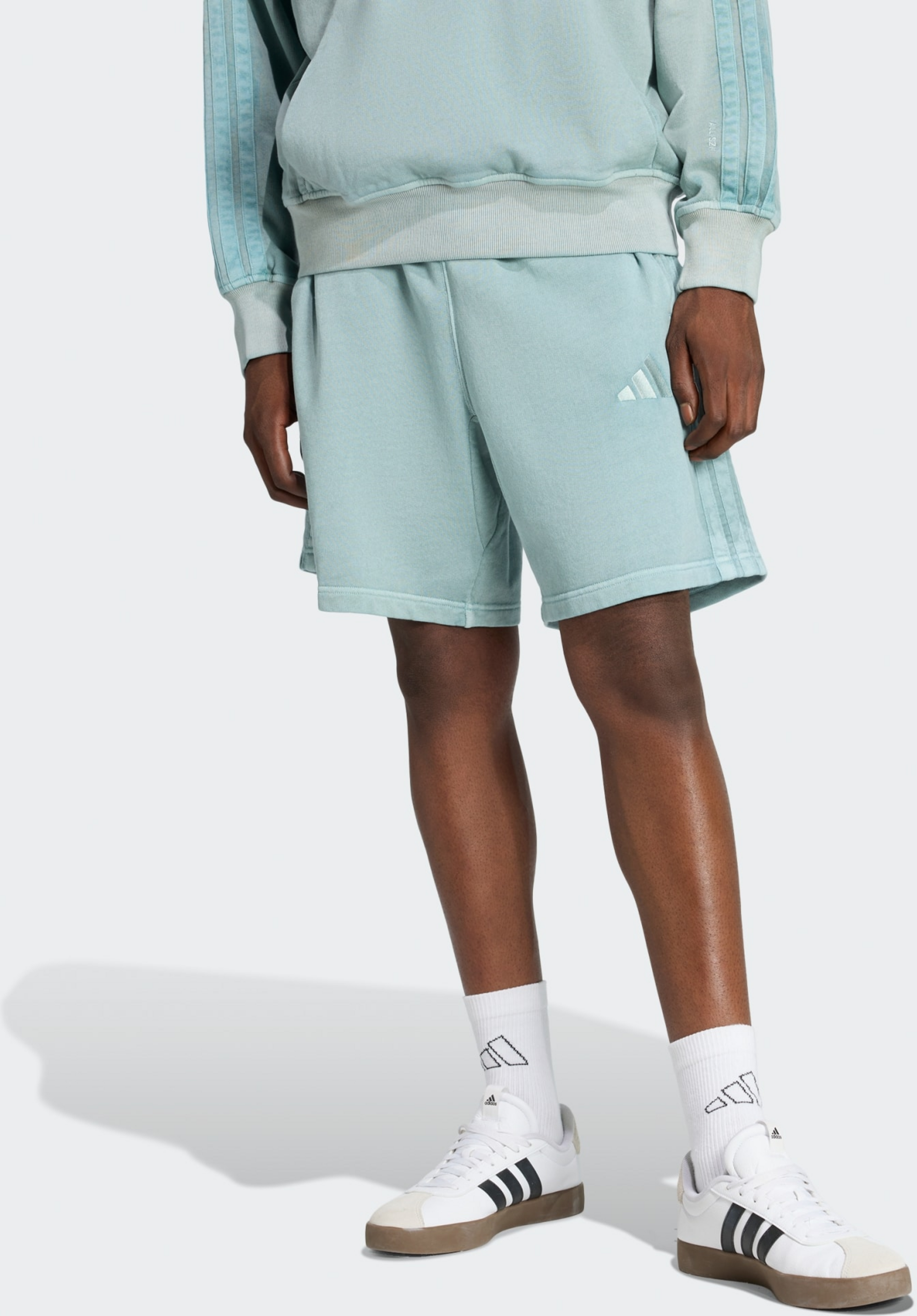 ADIDAS, Adidas All Szn French Terry Washed 8 Inch Shorts