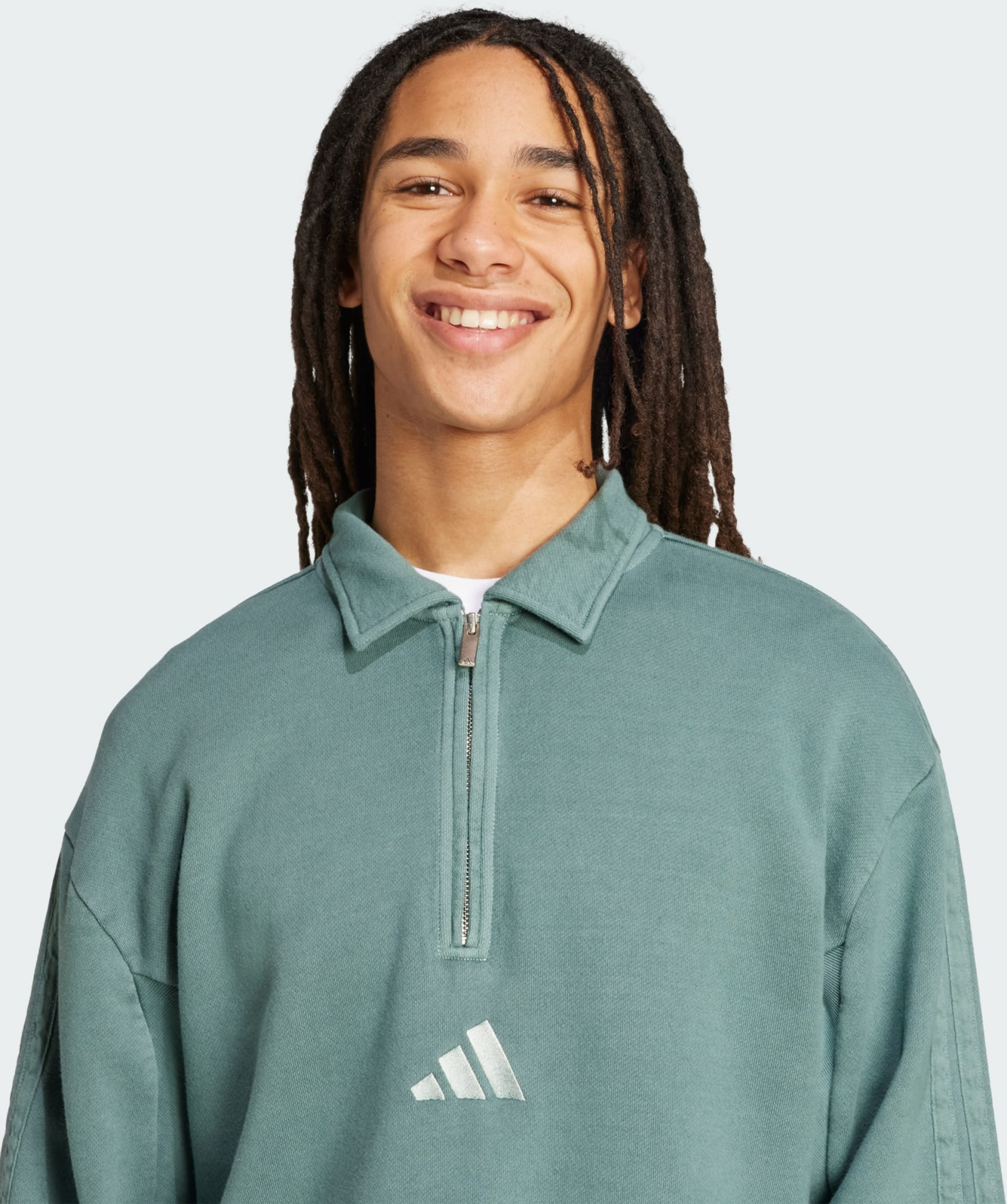 ADIDAS, Adidas All Szn French Terry Washed Half-zip