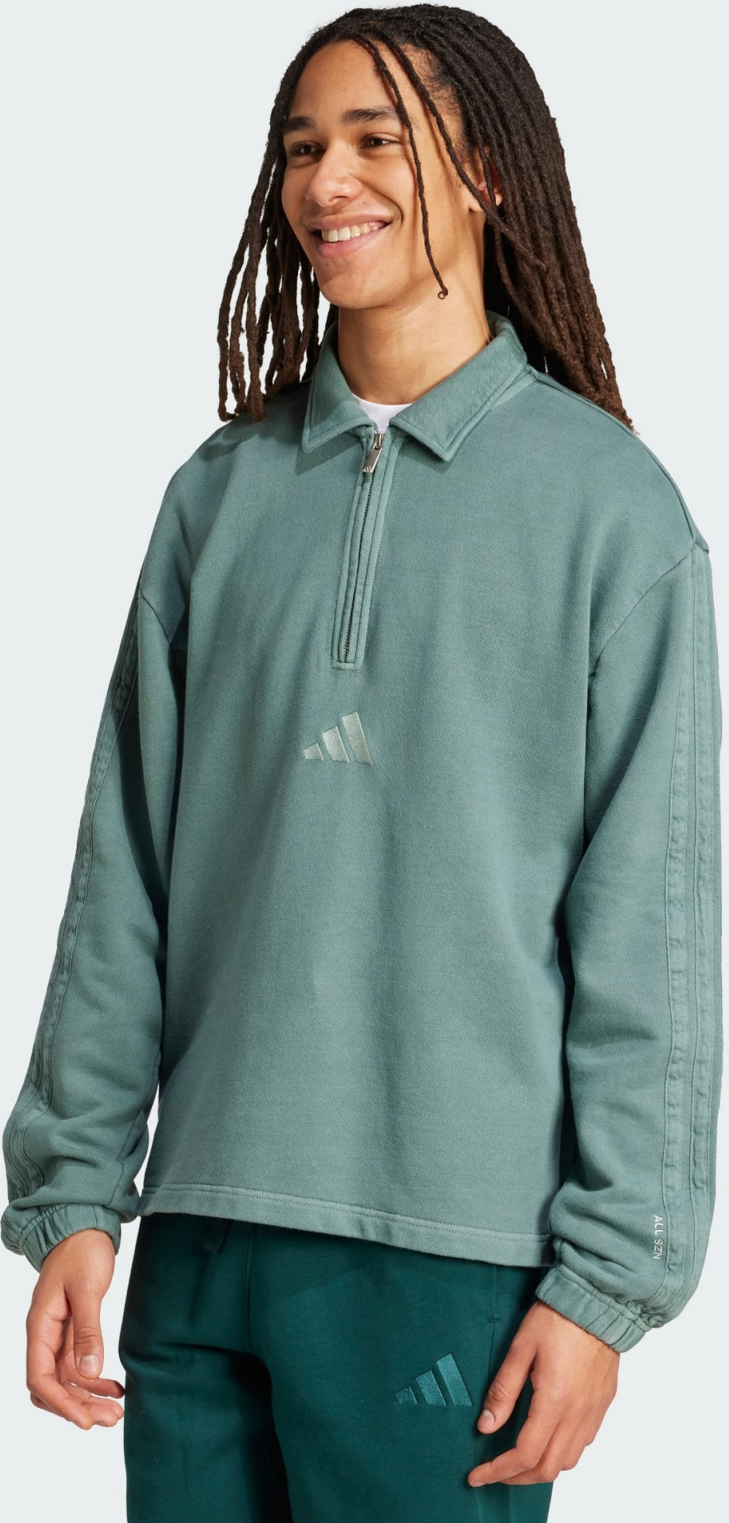 ADIDAS, Adidas All Szn French Terry Washed Half-zip