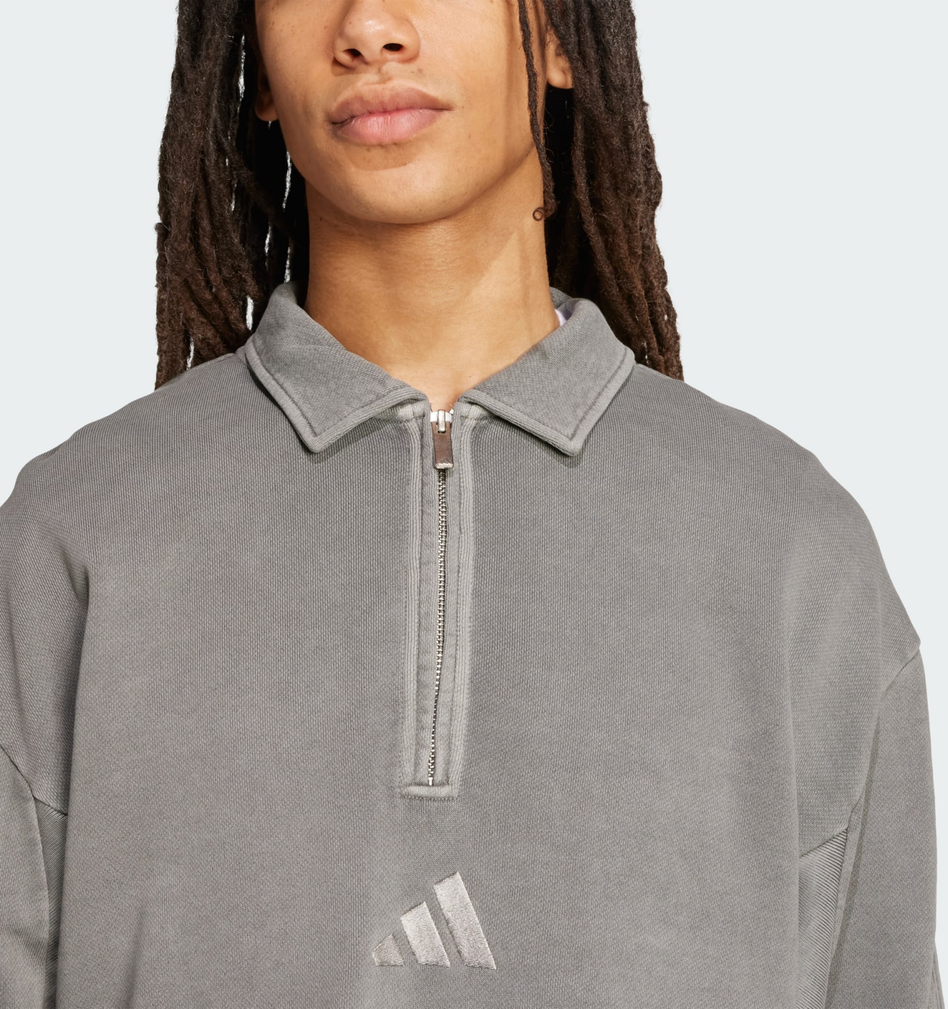 ADIDAS, Adidas All Szn French Terry Washed Half-zip