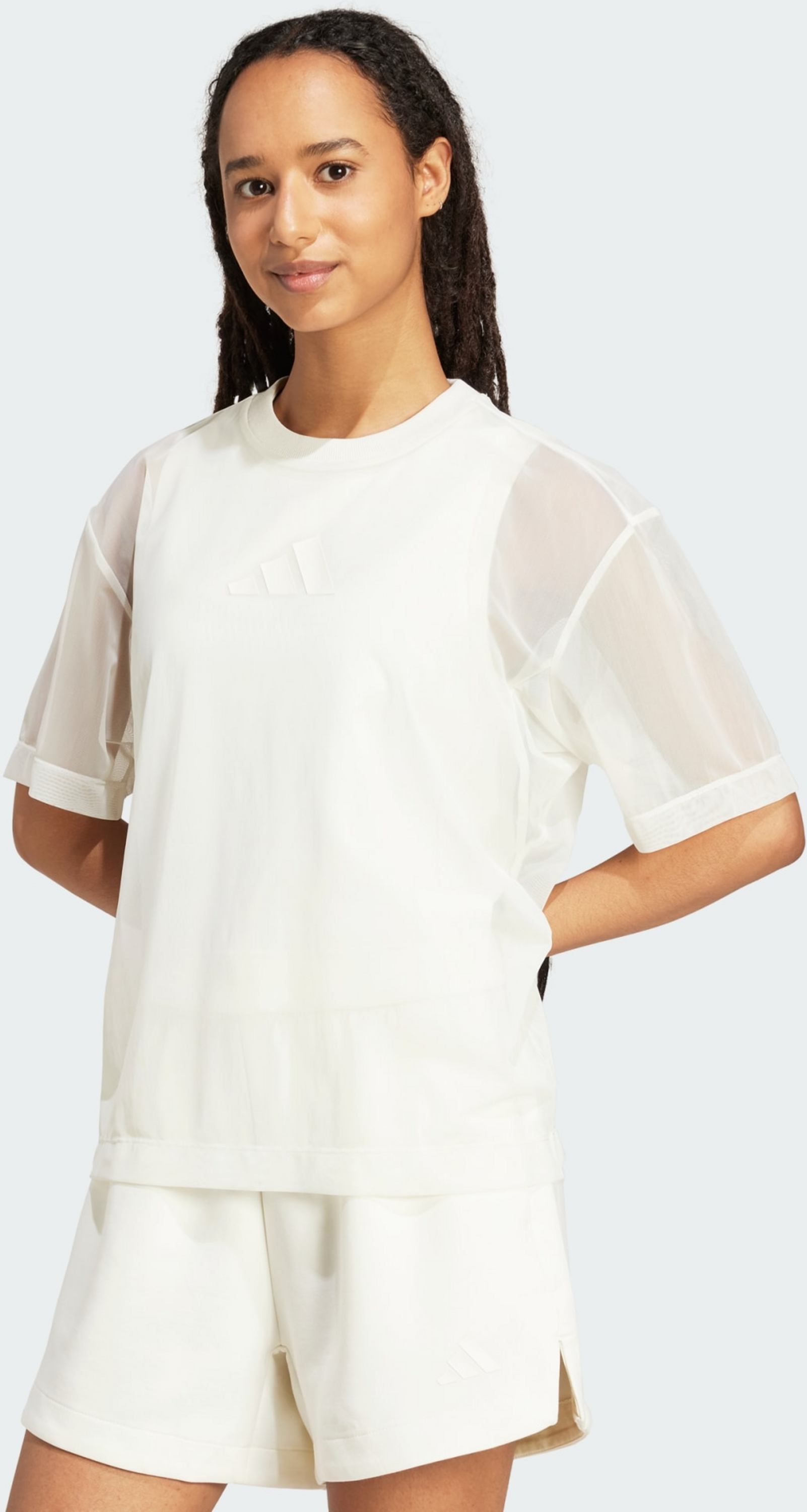 ADIDAS, Adidas All Szn Soft Lux Mesh Tee