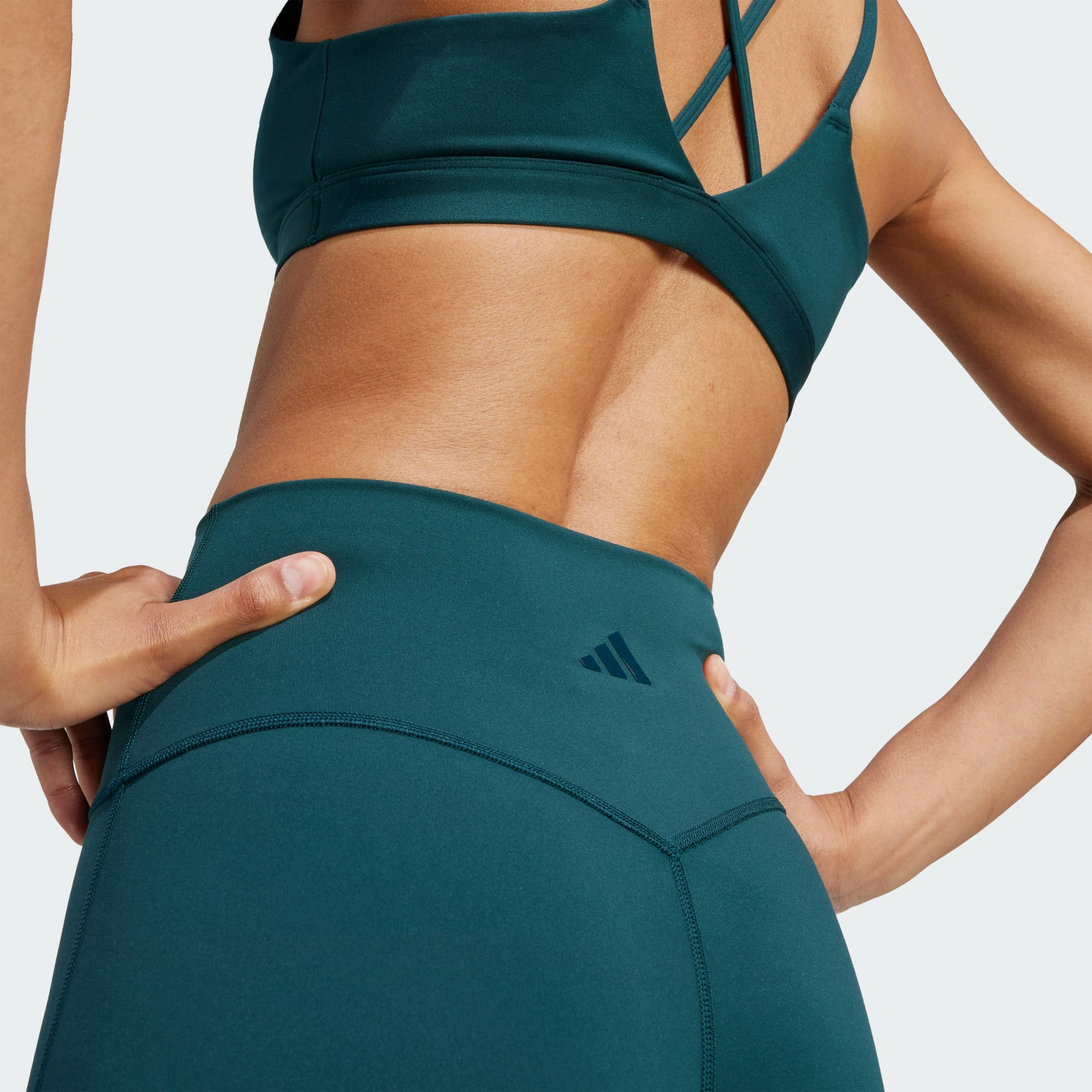 ADIDAS, Adidas All-me Sculpt Booty Short Tights