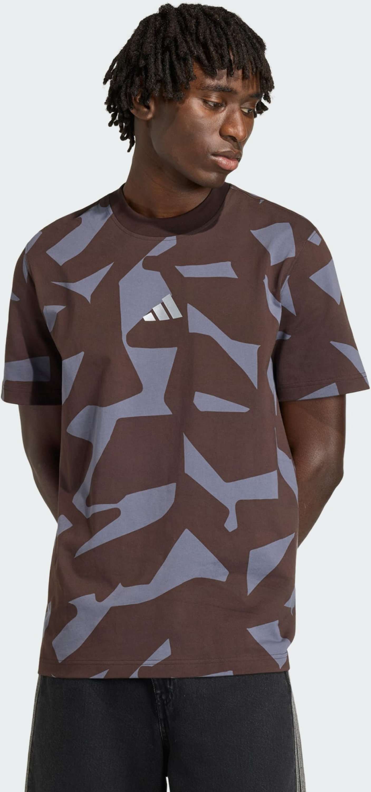 ADIDAS, Adidas Amg Camo Short Sleeve T-shirt