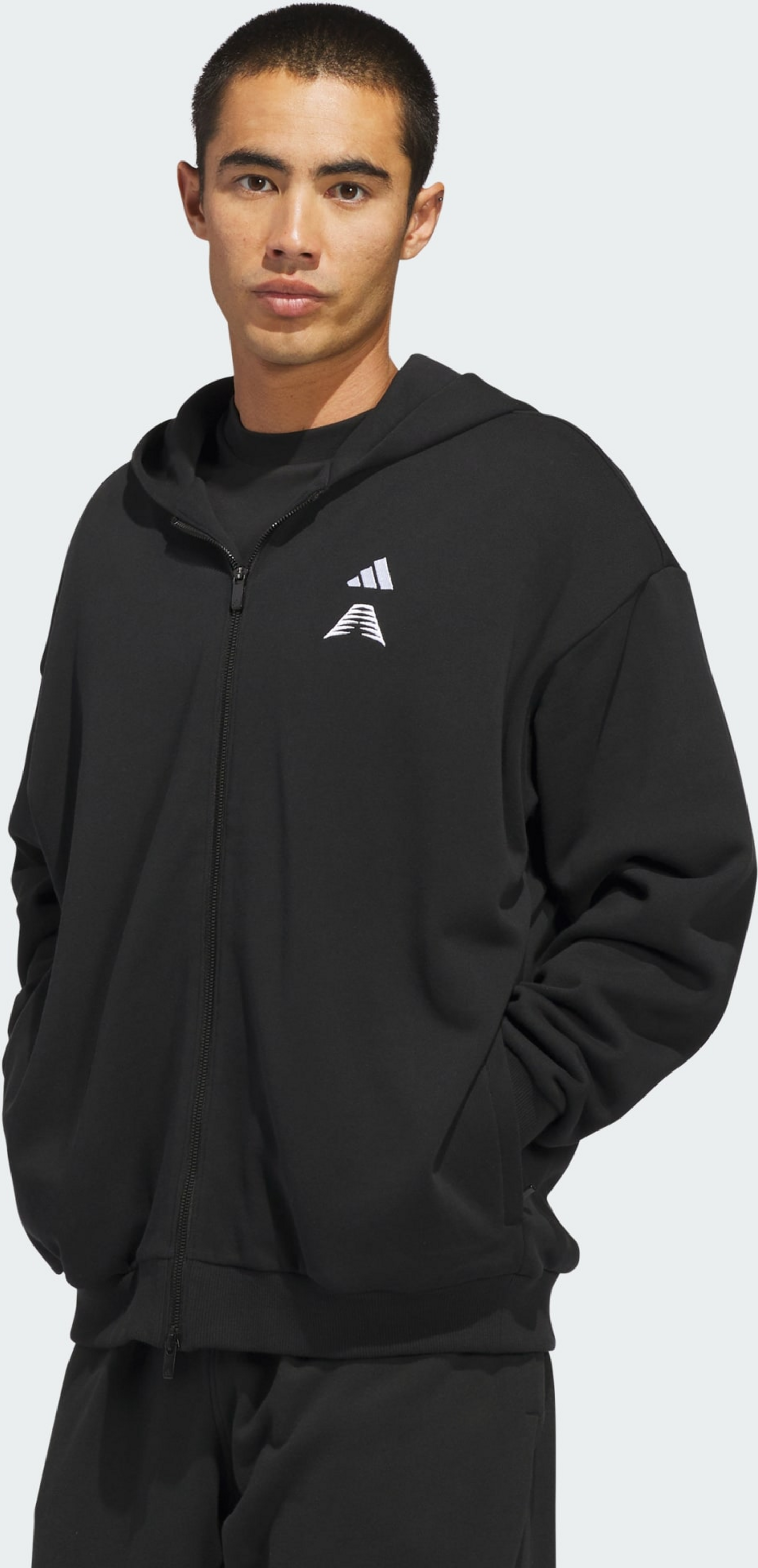 ADIDAS, Adidas Anthony Edwards Foundation Full Zip Huvtröja
