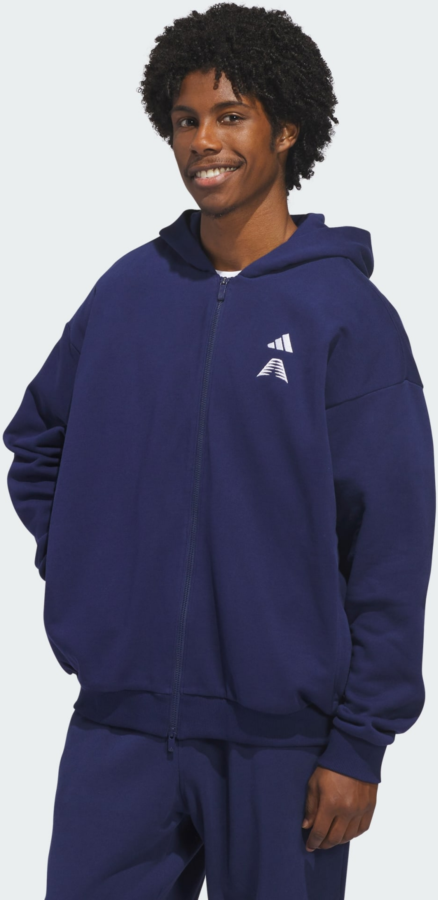 ADIDAS, Adidas Anthony Edwards Foundation Full Zip Huvtr&ouml;ja