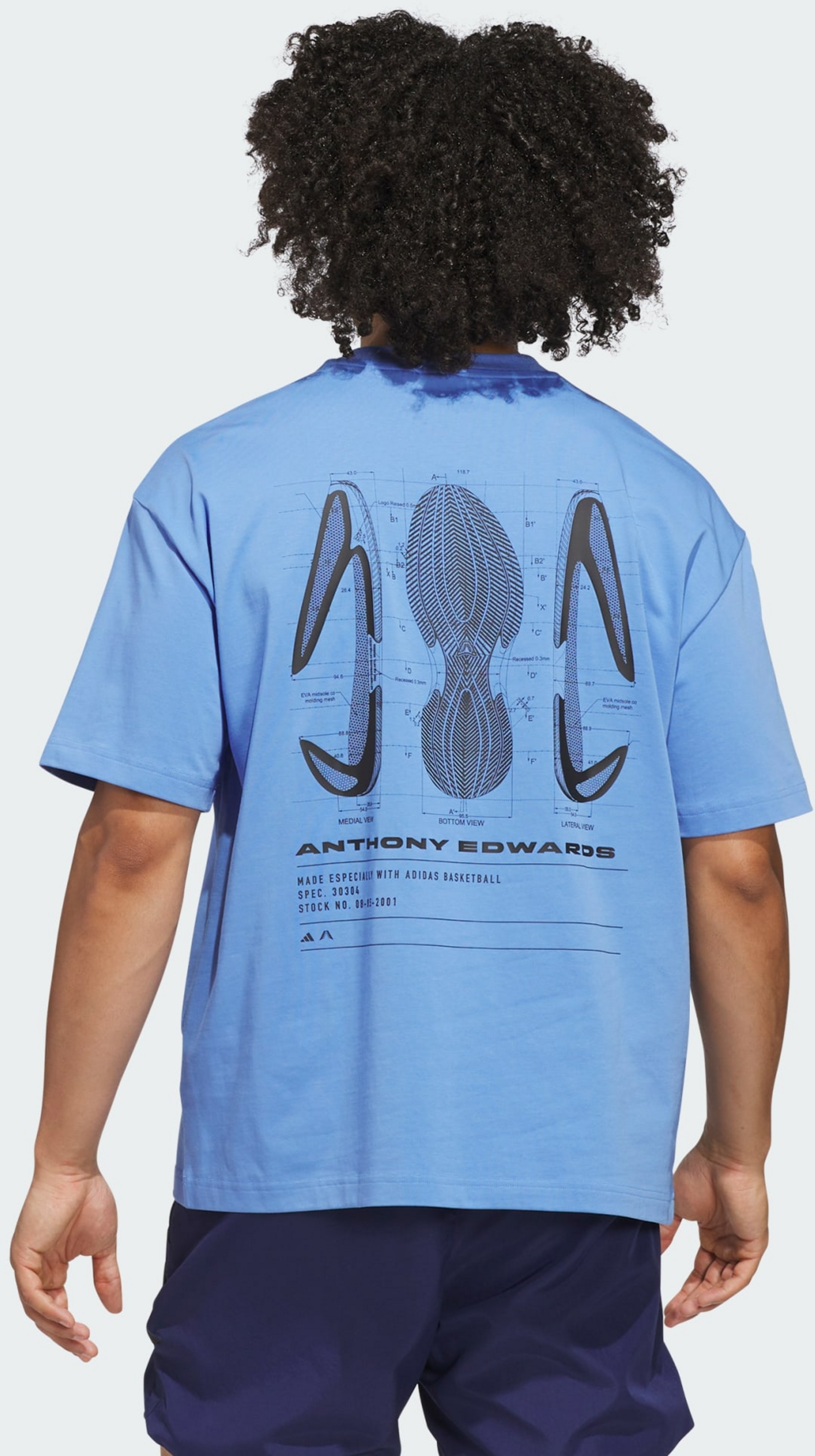 ADIDAS, Adidas Anthony Edwards Gfx Schematic T-shirt