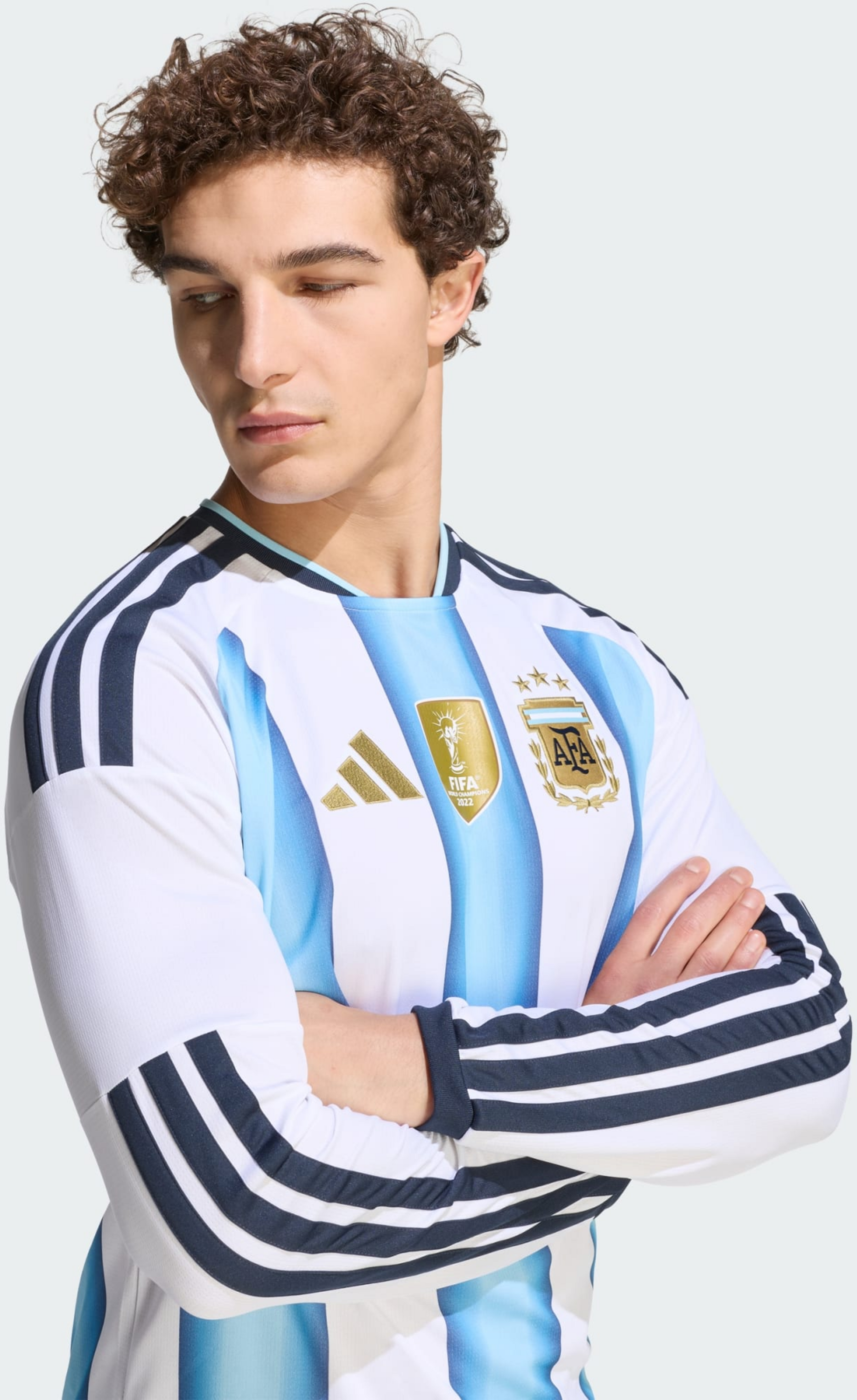 ADIDAS, Adidas Argentina 26 Hemmatr&ouml;ja Med L&aring;nga &Auml;rmar