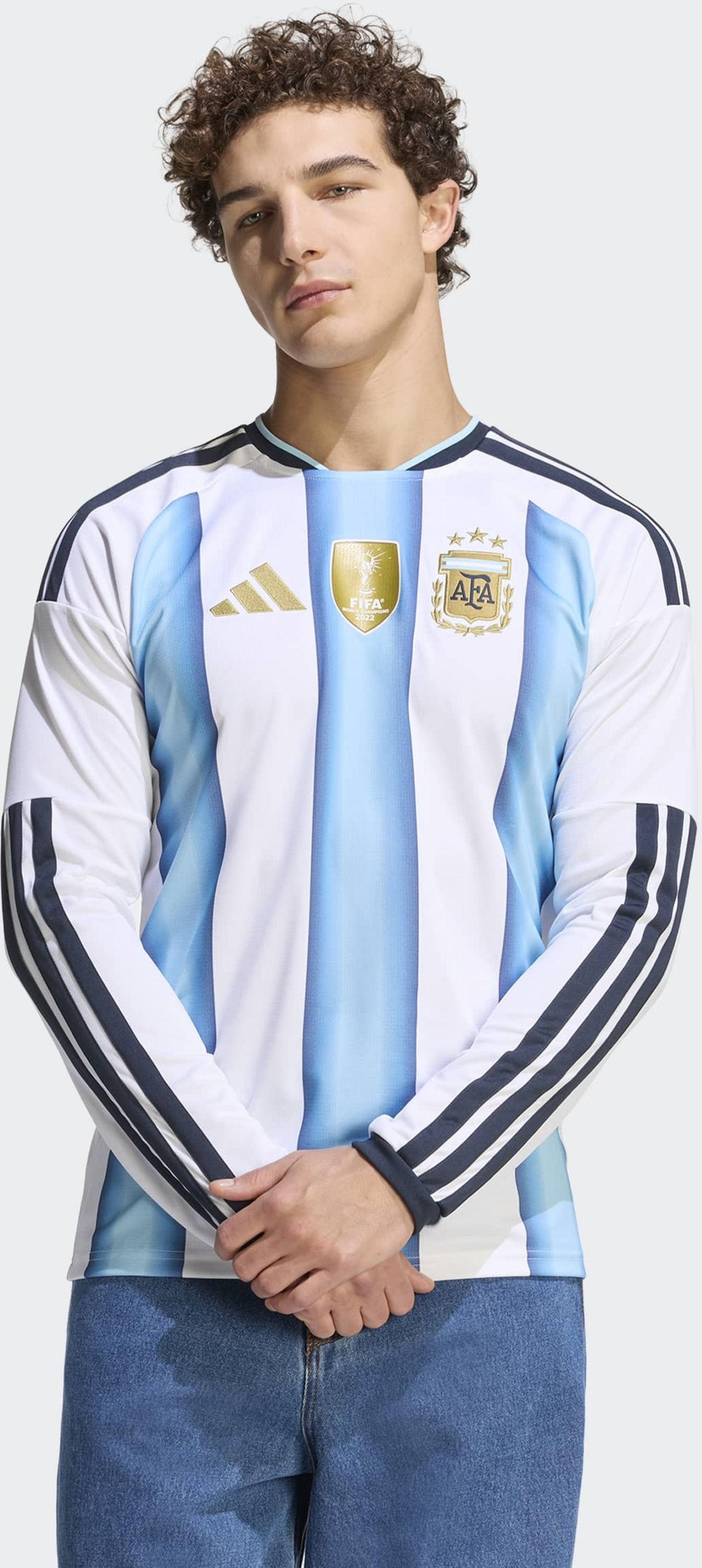 ADIDAS, Adidas Argentina 26 Hemmatr&ouml;ja Med L&aring;nga &Auml;rmar