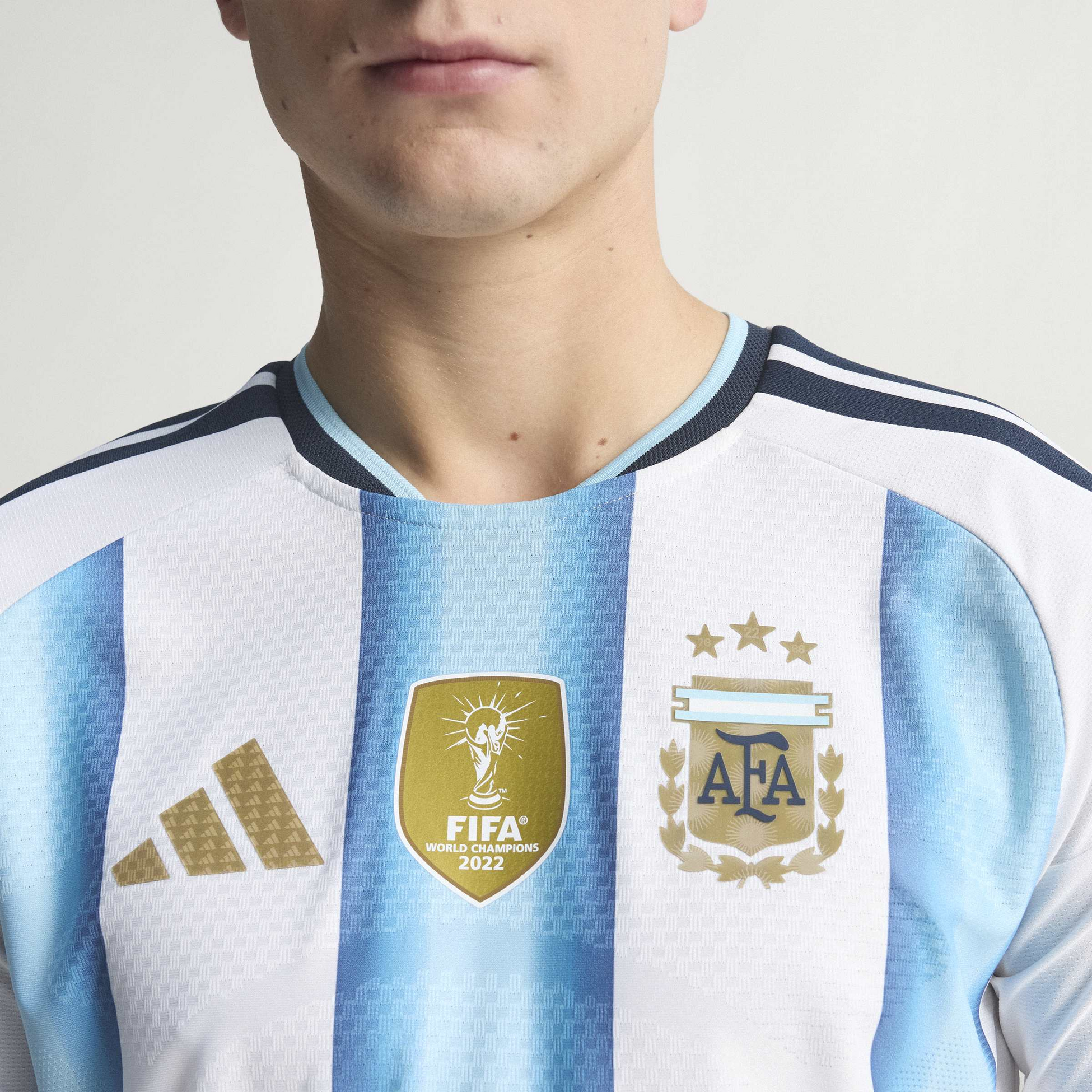 ADIDAS, Adidas Argentina 26 Home Authentic Long Sleeve Jersey