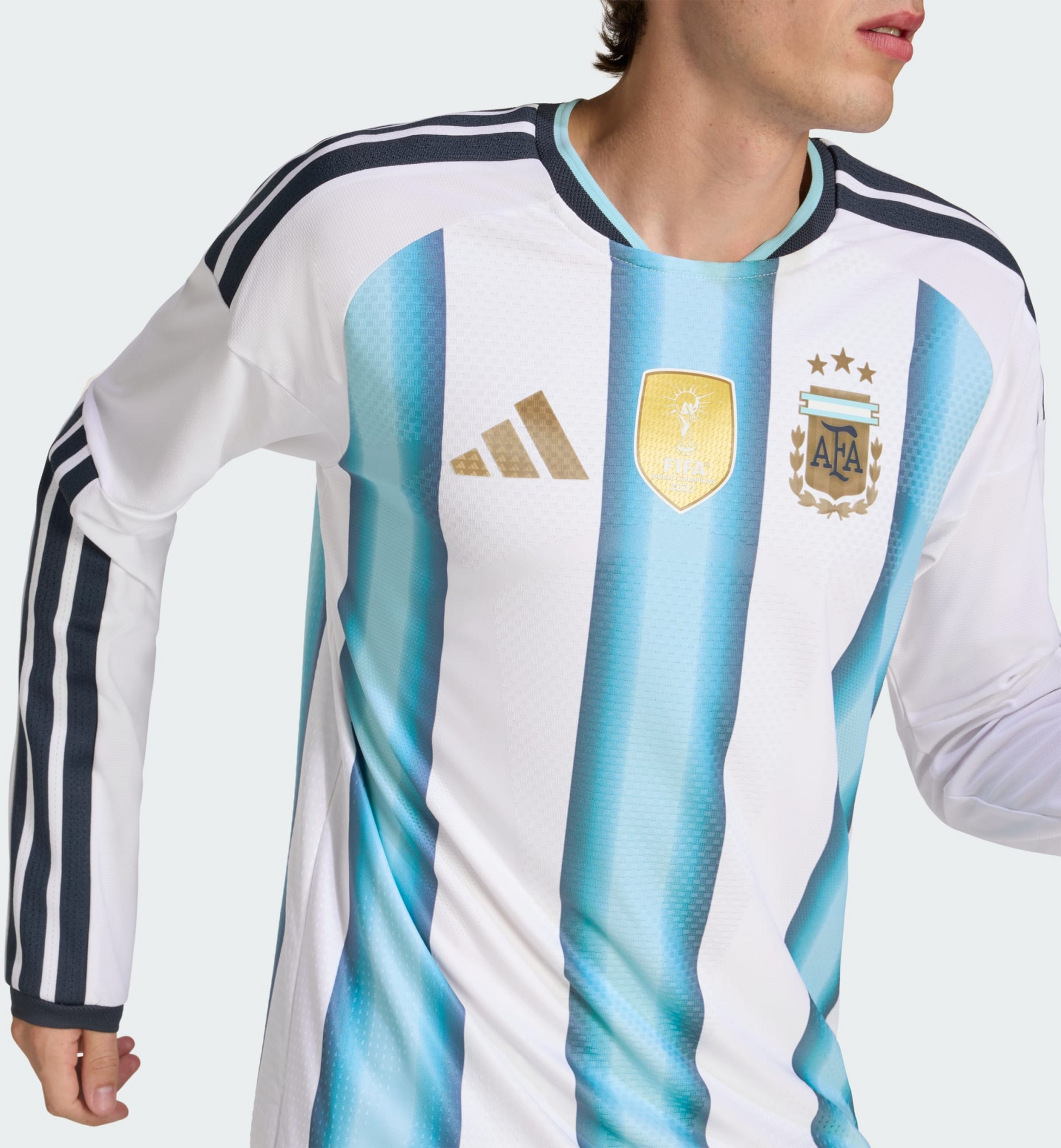 ADIDAS, Adidas Argentina 26 Home Authentic Long Sleeve Jersey