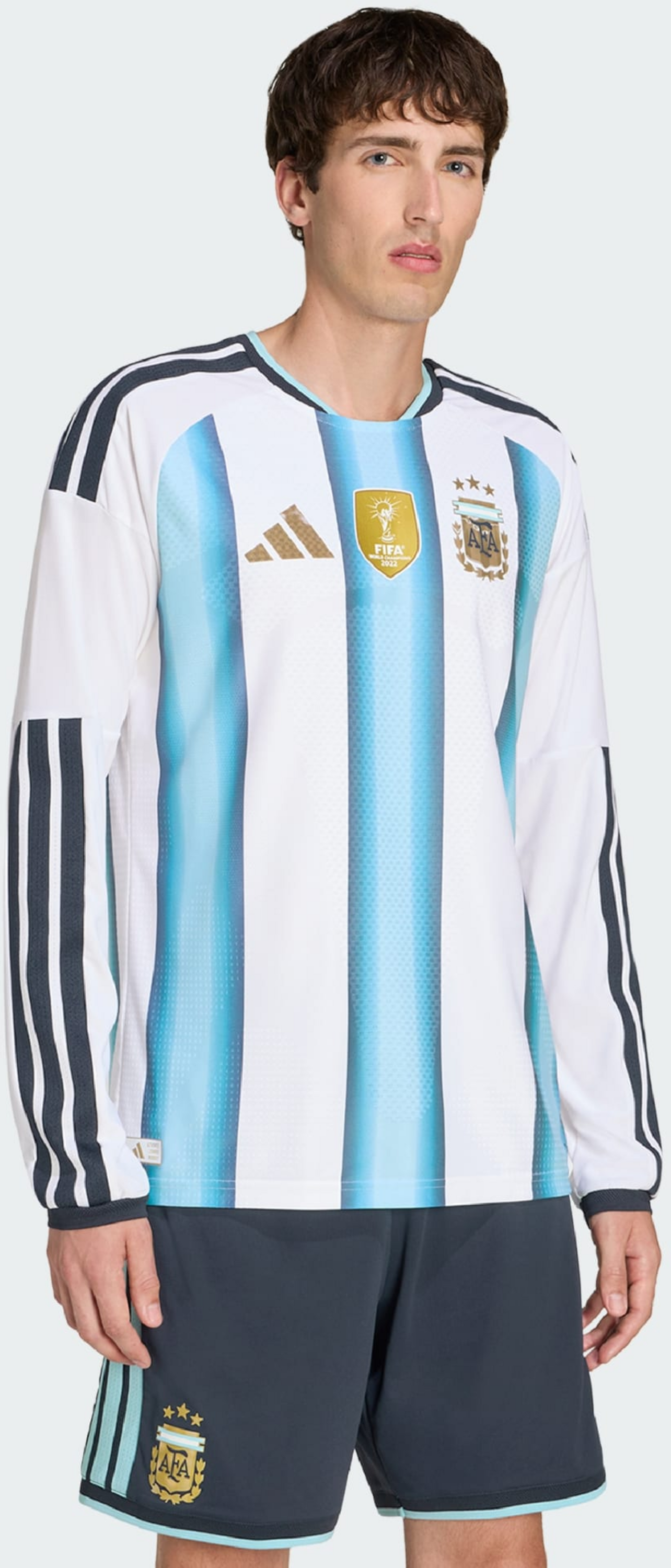 ADIDAS, Adidas Argentina 26 Home Authentic Long Sleeve Jersey