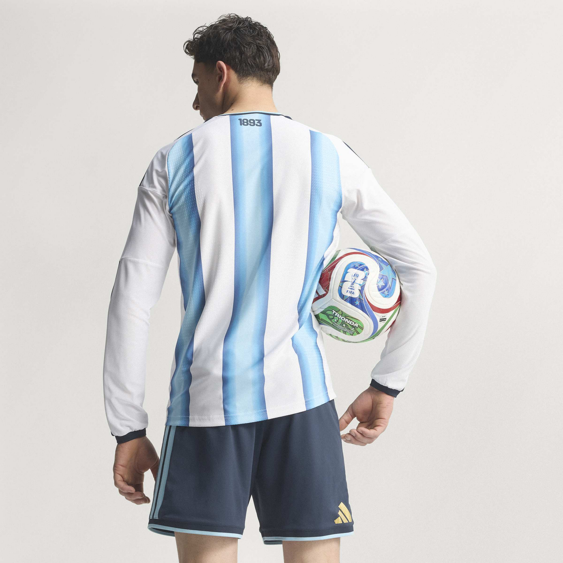 ADIDAS, Adidas Argentina 26 Home Authentic Long Sleeve Jersey