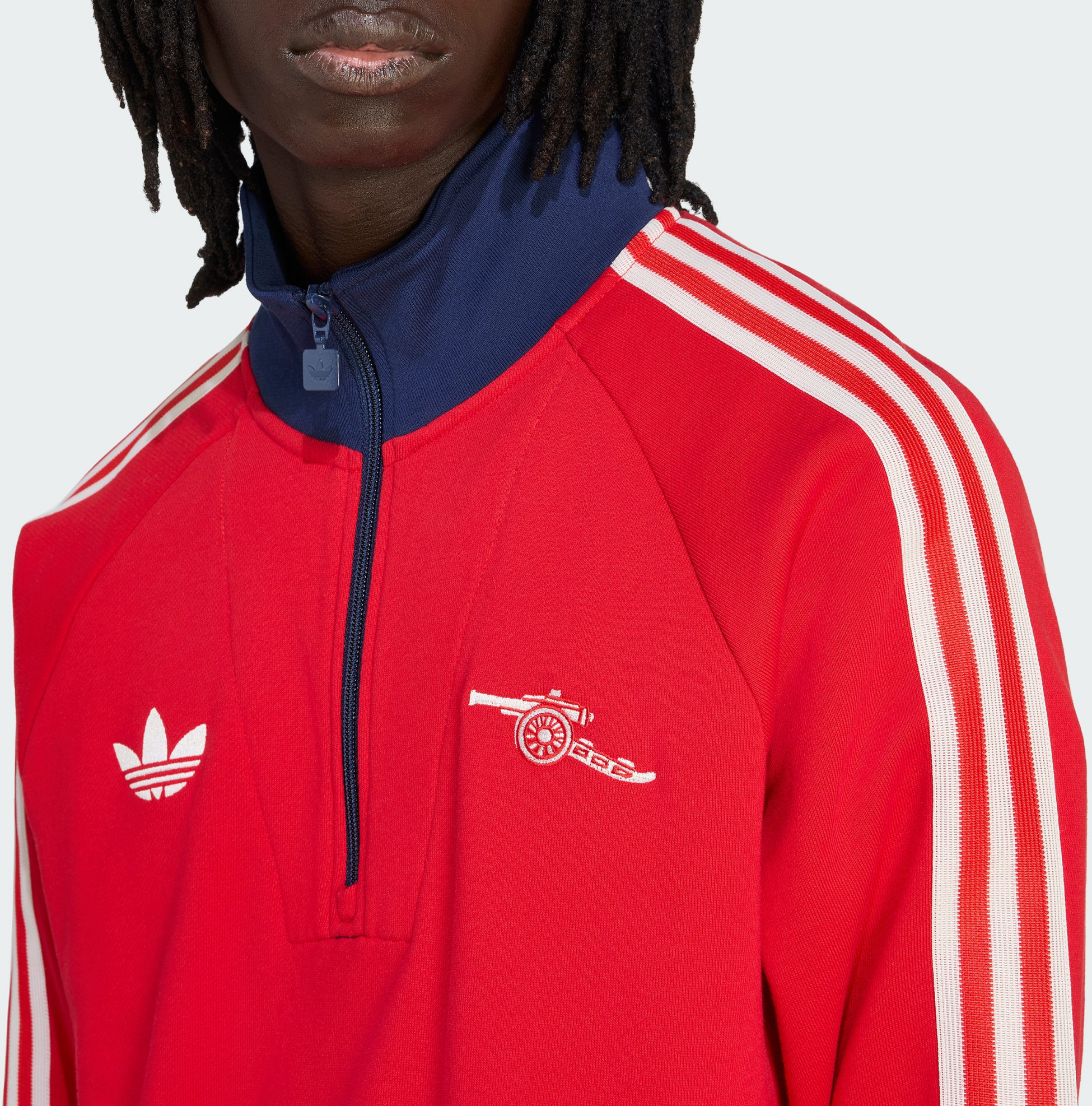 ADIDAS, Adidas Arsenal Fc Og Tr&ouml;ja Med Halv Dragkedja