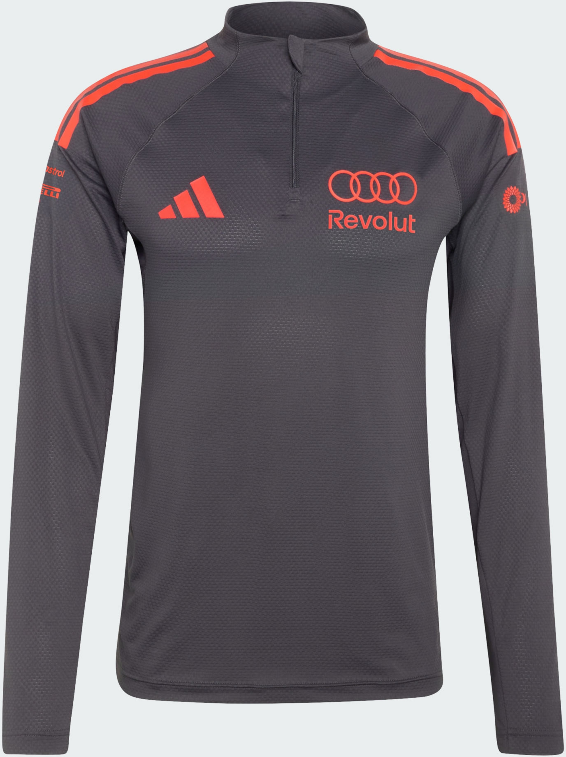 ADIDAS, Adidas Audi Revolut F1 Team Mechanics Jacka Med Kvartsl&aring;ng Dragkedja