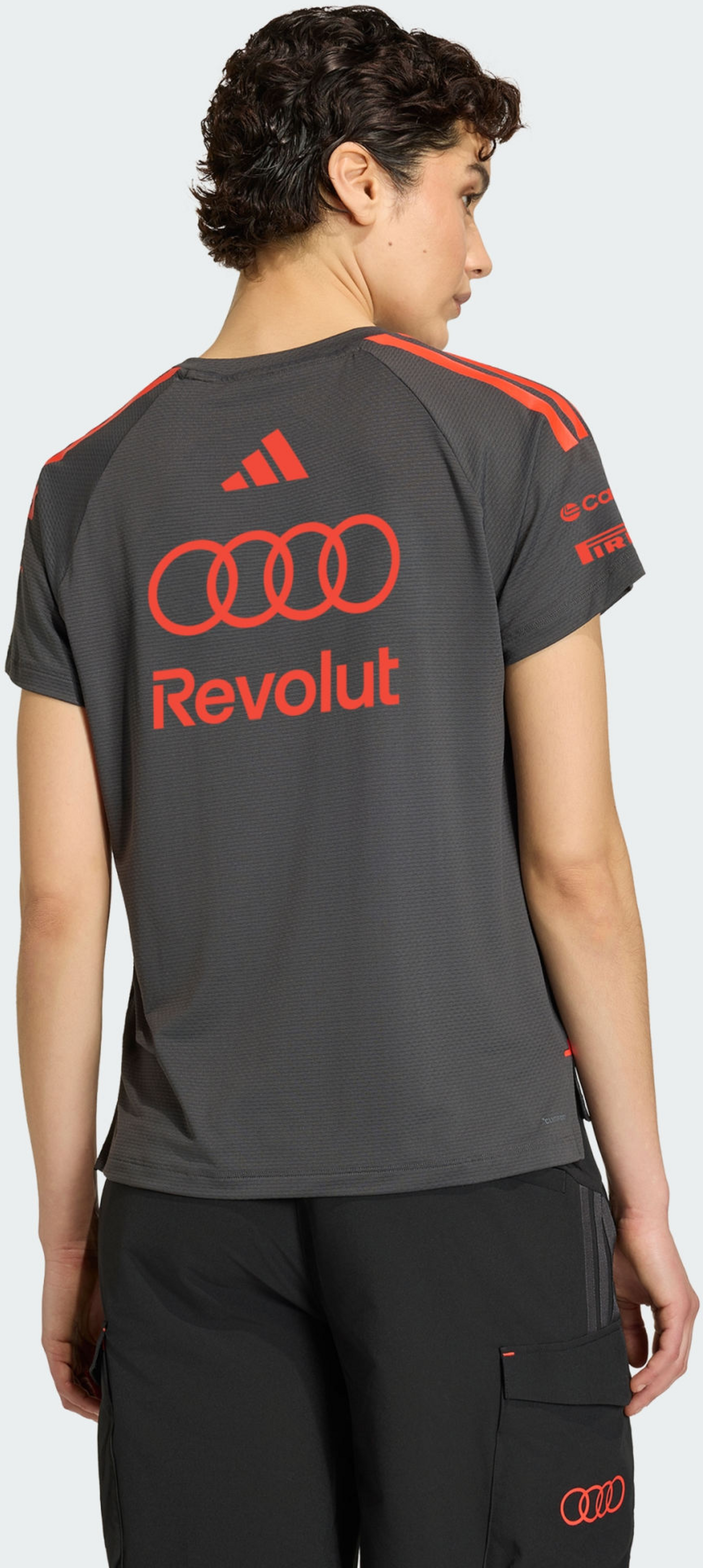 ADIDAS, Adidas Audi Revolut F1 Team Mechanics Kort&auml;rmad Tr&ouml;ja
