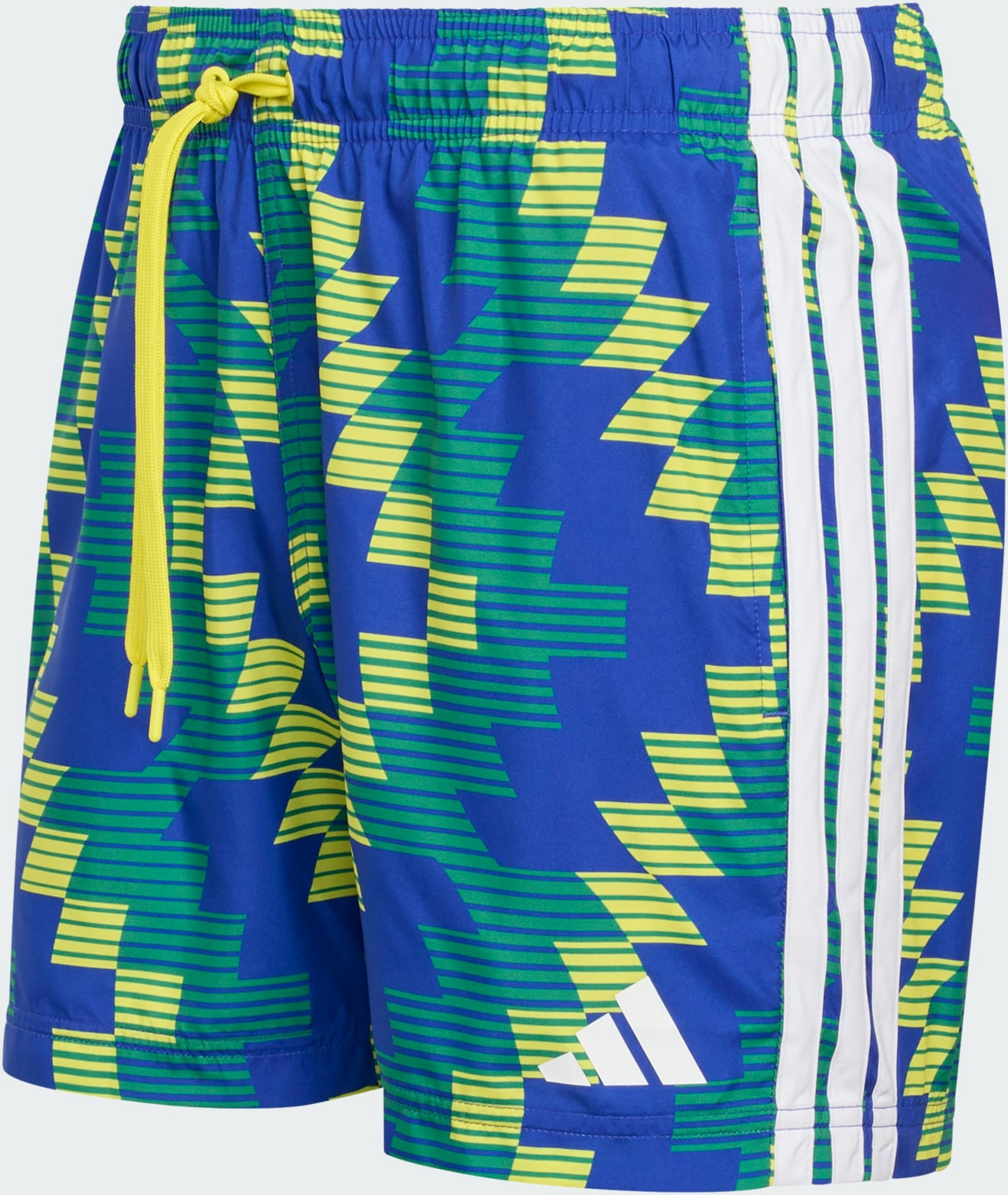 ADIDAS, Adidas Badshorts Med Fotbollsinspirerad Grafik 12,5 Cm