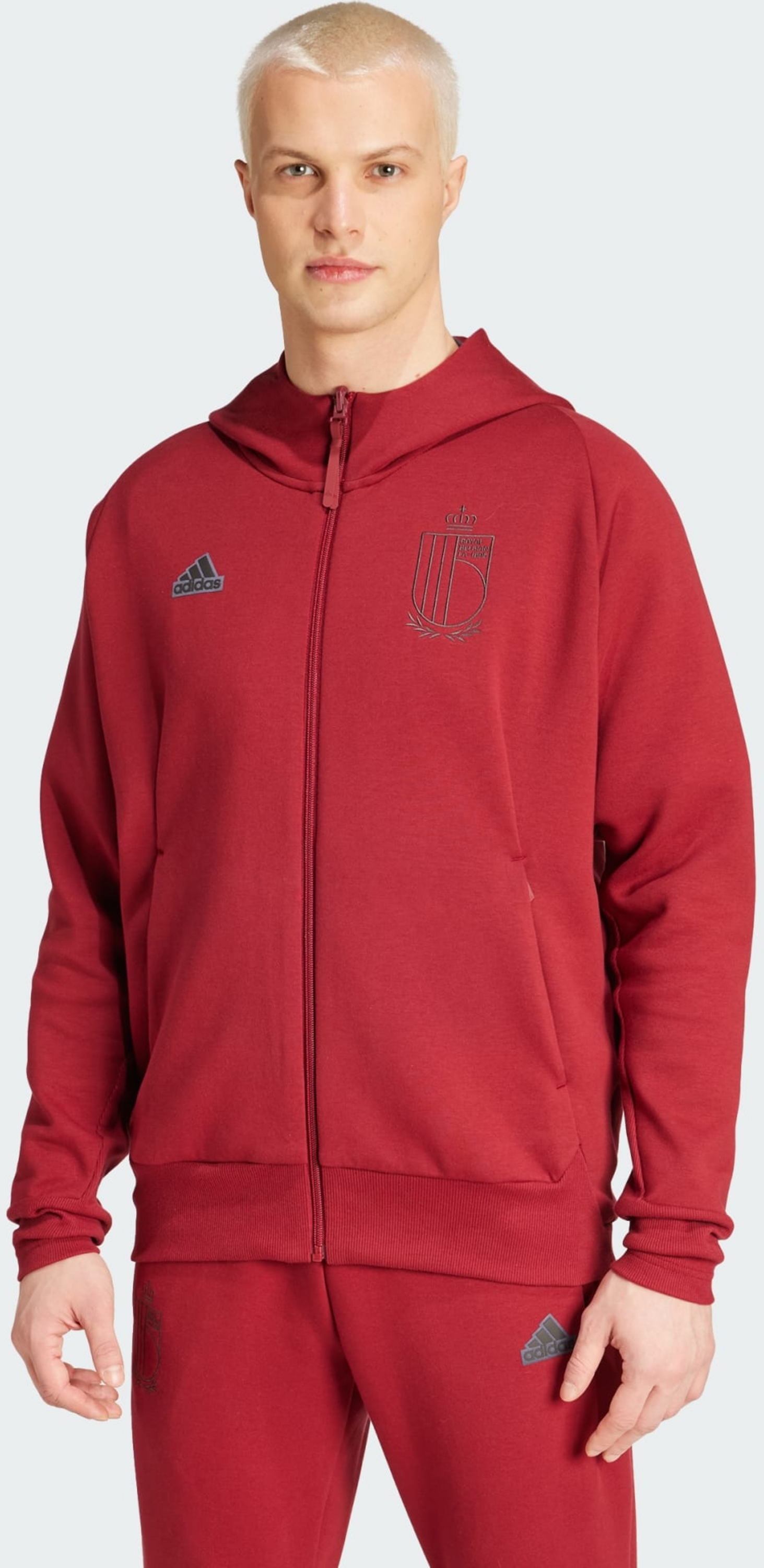 ADIDAS, Adidas Belgium Travel Full-zip Hoodie