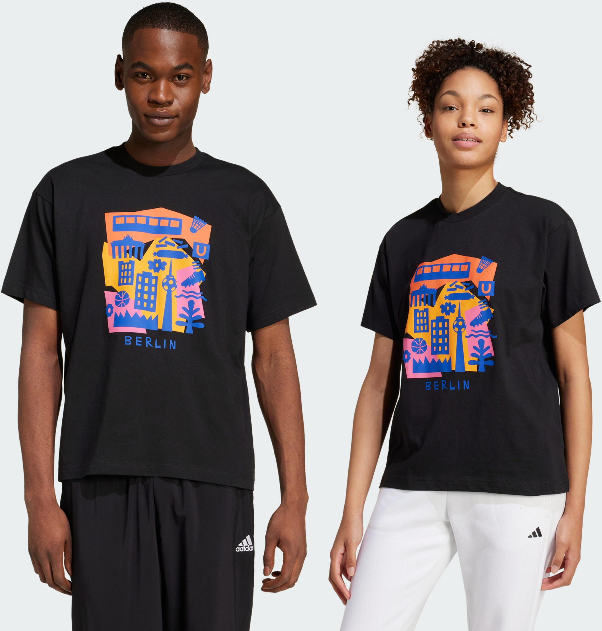 ADIDAS, Adidas Berlin Papercut T-shirt (gender Neutral)