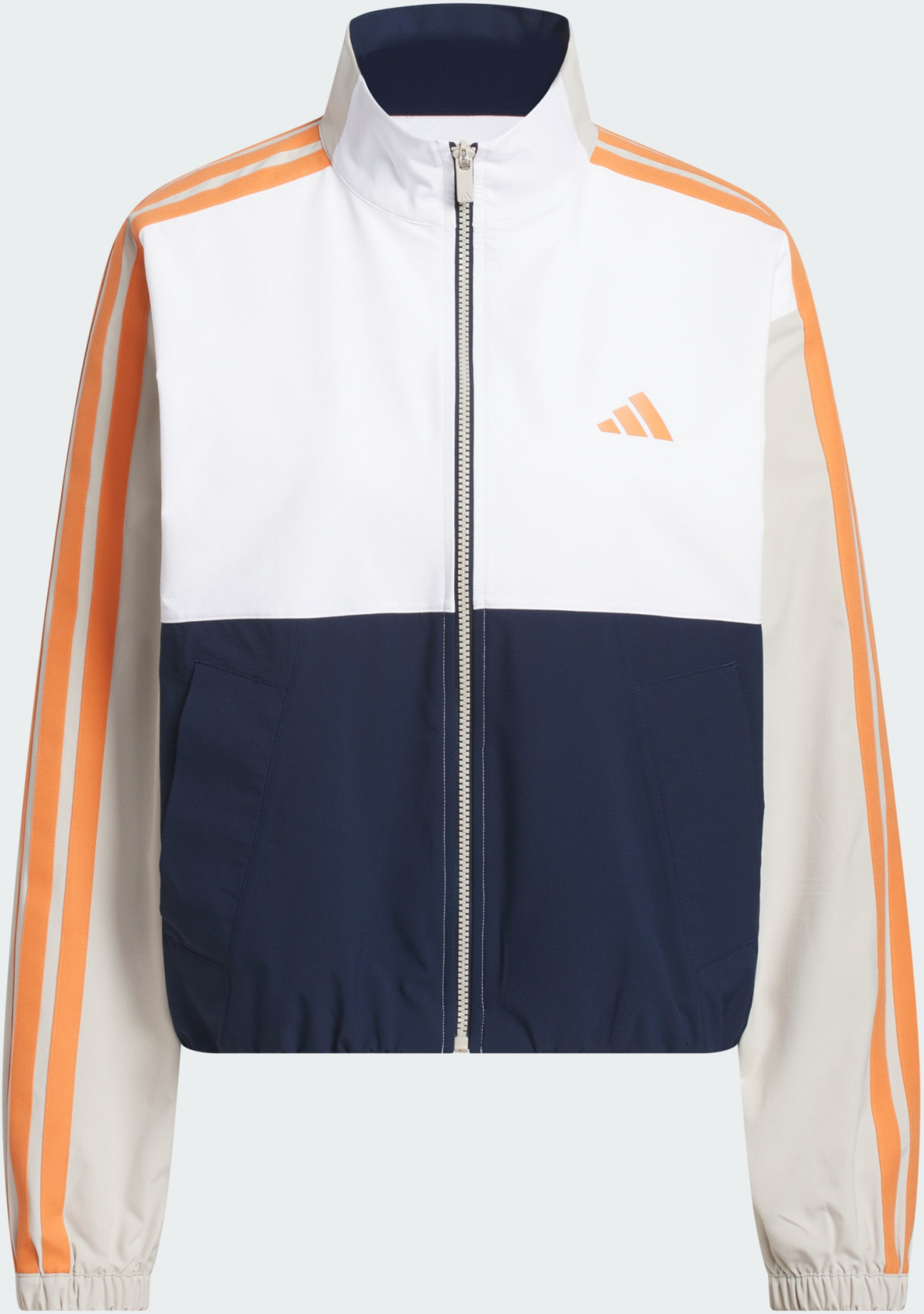 ADIDAS, Adidas Beyond Color Block Twistweave Jacka Med Hel Dragkedja