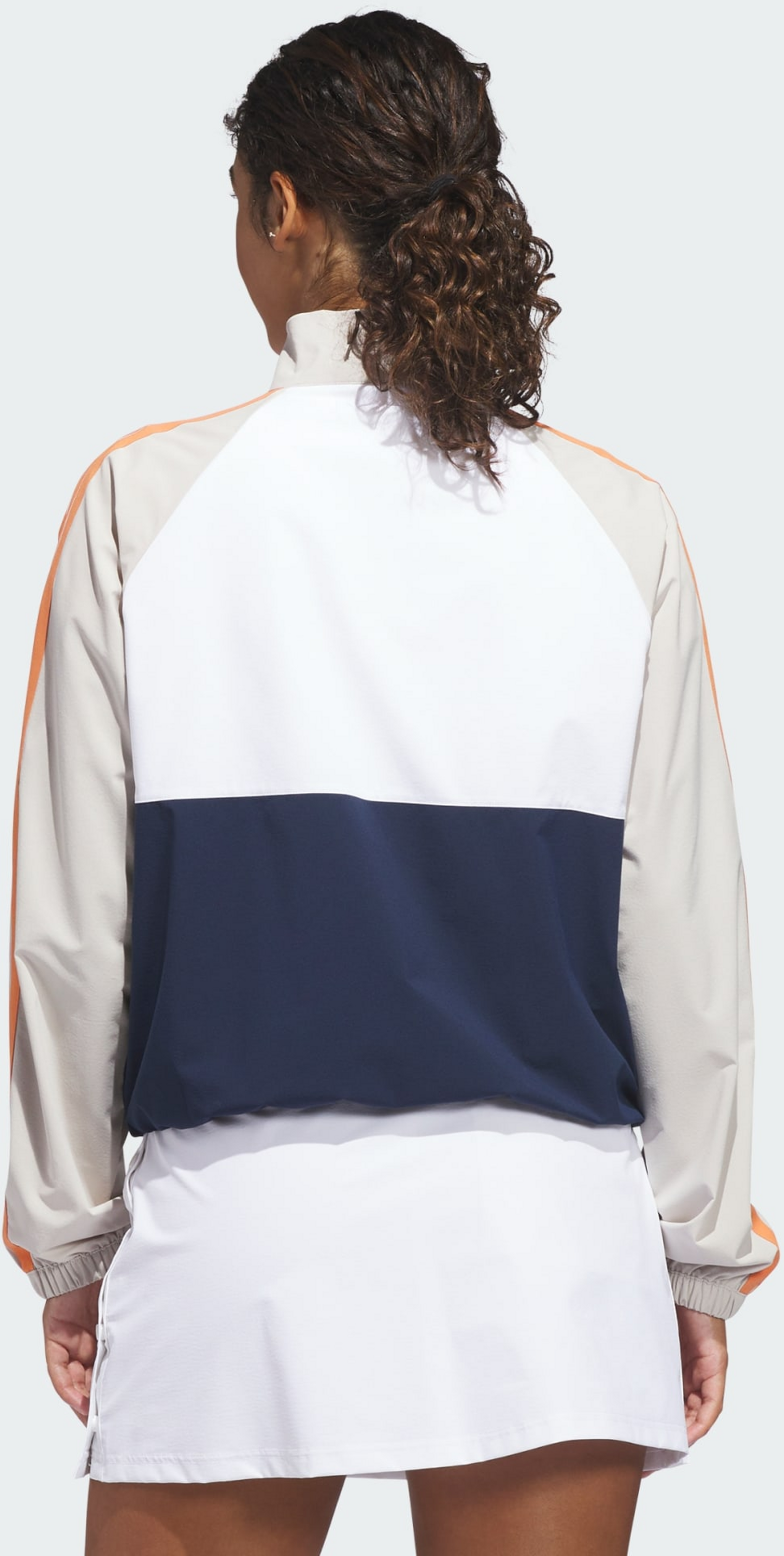 ADIDAS, Adidas Beyond Color Block Twistweave Jacka Med Hel Dragkedja