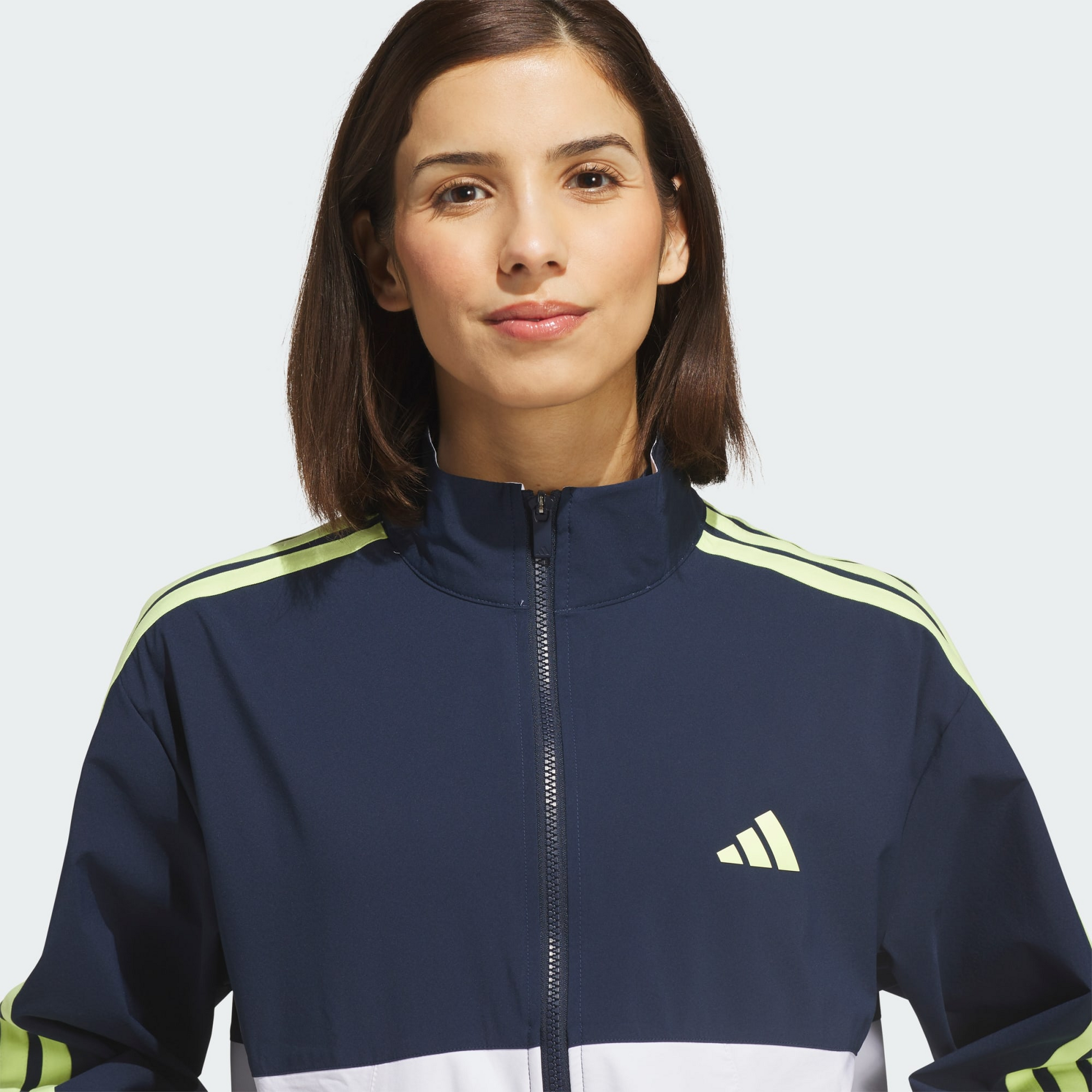 ADIDAS, Adidas Beyond The Course Colorblock Twistweave Full-zip Jacka