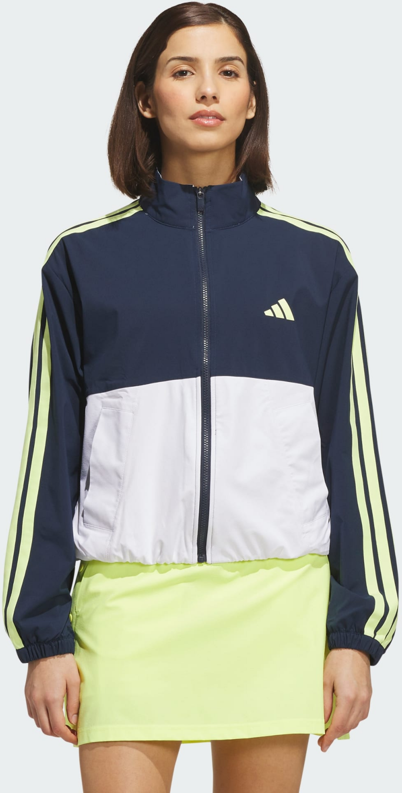 ADIDAS, Adidas Beyond The Course Colorblock Twistweave Full-zip Jacka