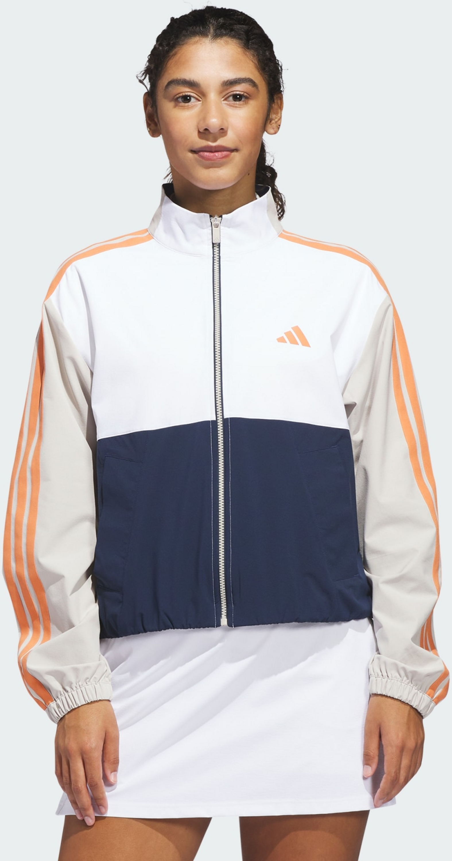 ADIDAS, Adidas Beyond The Course Colorblock Twistweave Full-zip Jacka