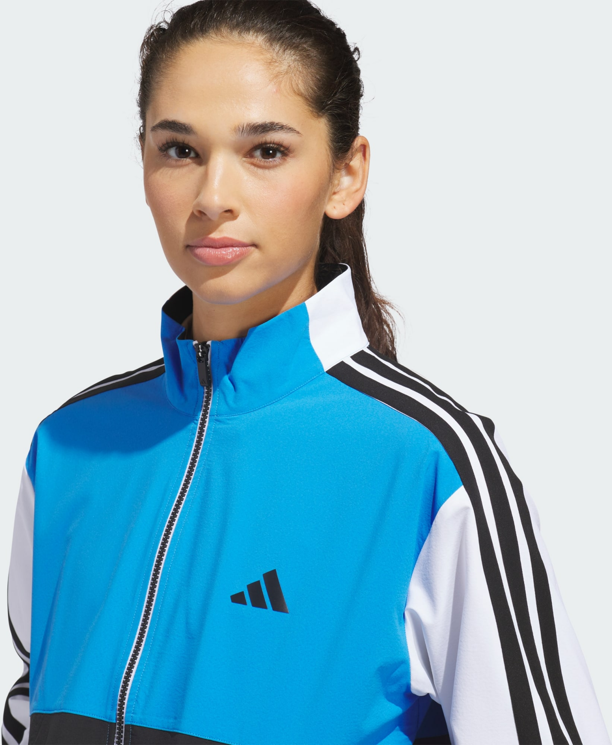 ADIDAS, Adidas Beyond The Course Colorblock Twistweave Full-zip Jacka