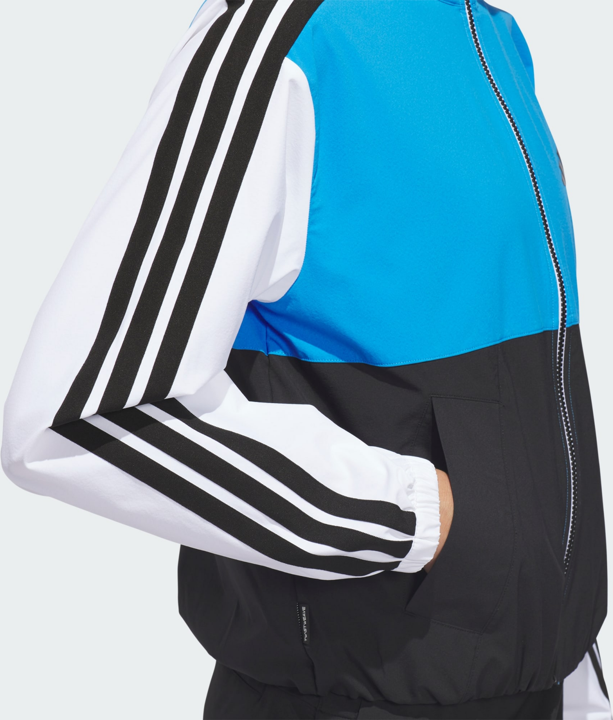 ADIDAS, Adidas Beyond The Course Colorblock Twistweave Full-zip Jacka
