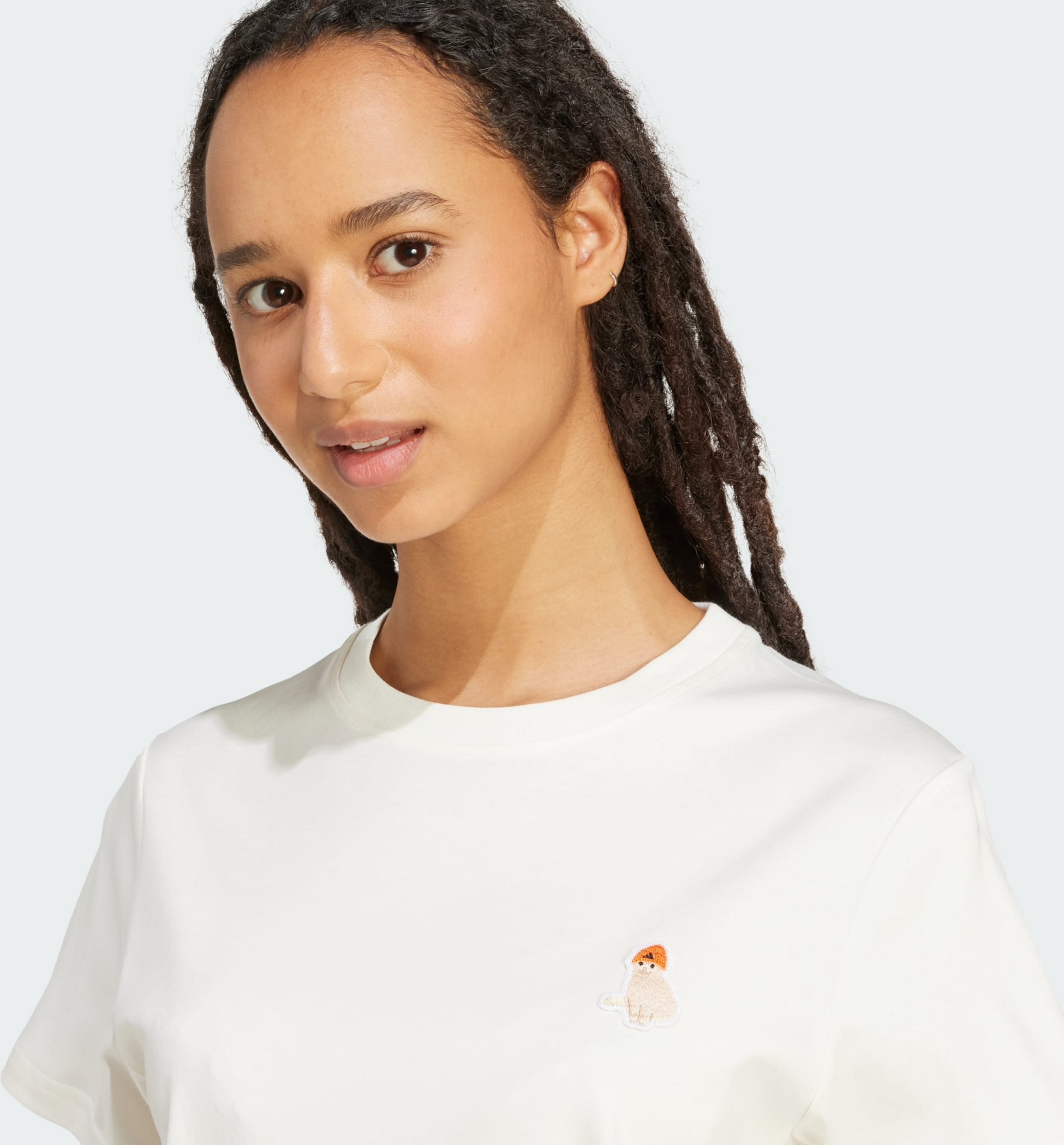 ADIDAS, Adidas Cat Patch Graphic Tee