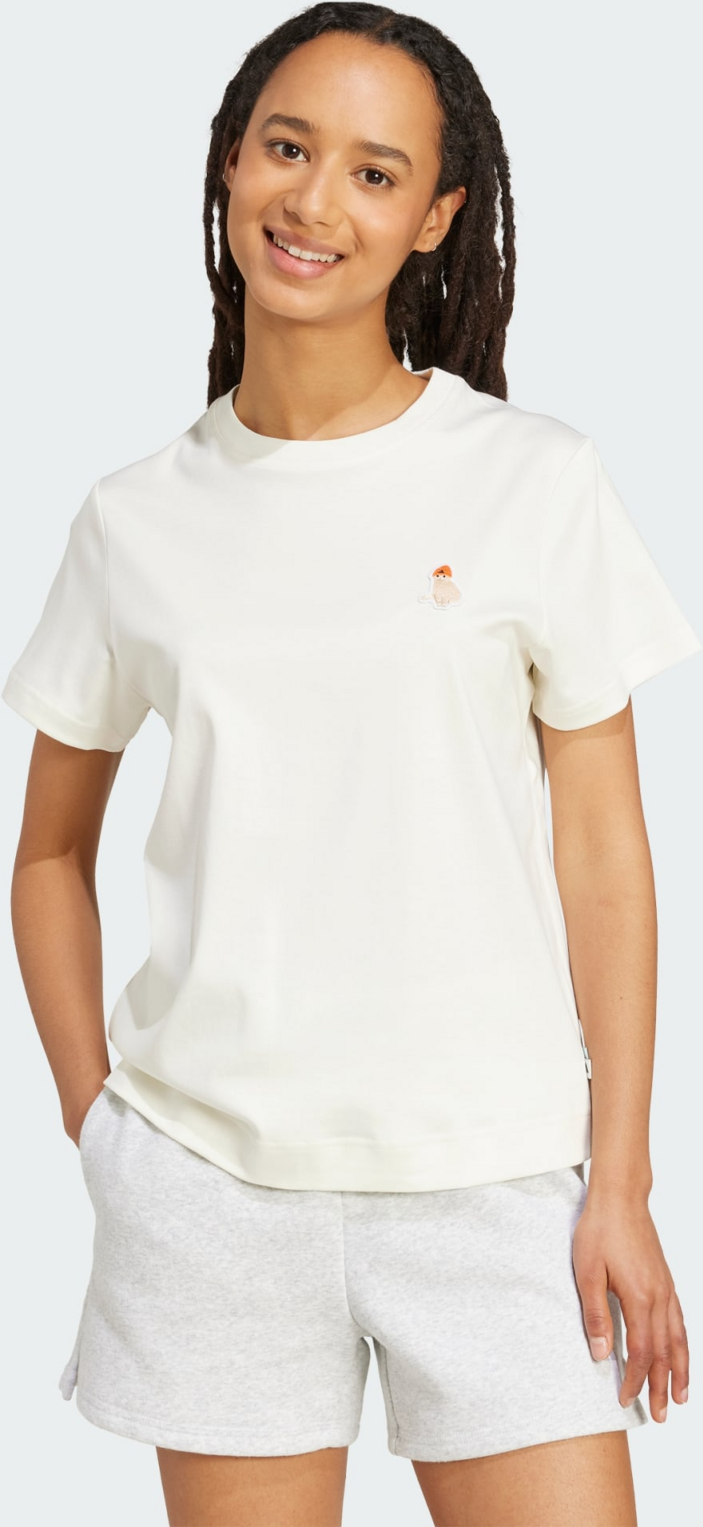 ADIDAS, Adidas Cat Patch Graphic Tee