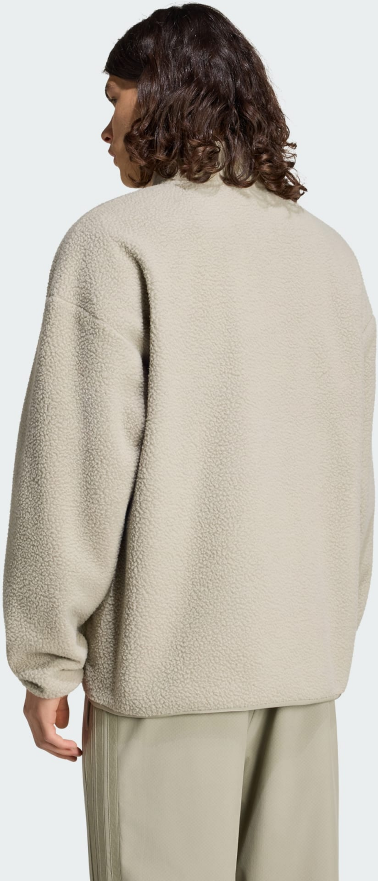 ADIDAS, Adidas City Tech 3-stripes H&ouml;gflossad Fleece Med Hel Dragkedja