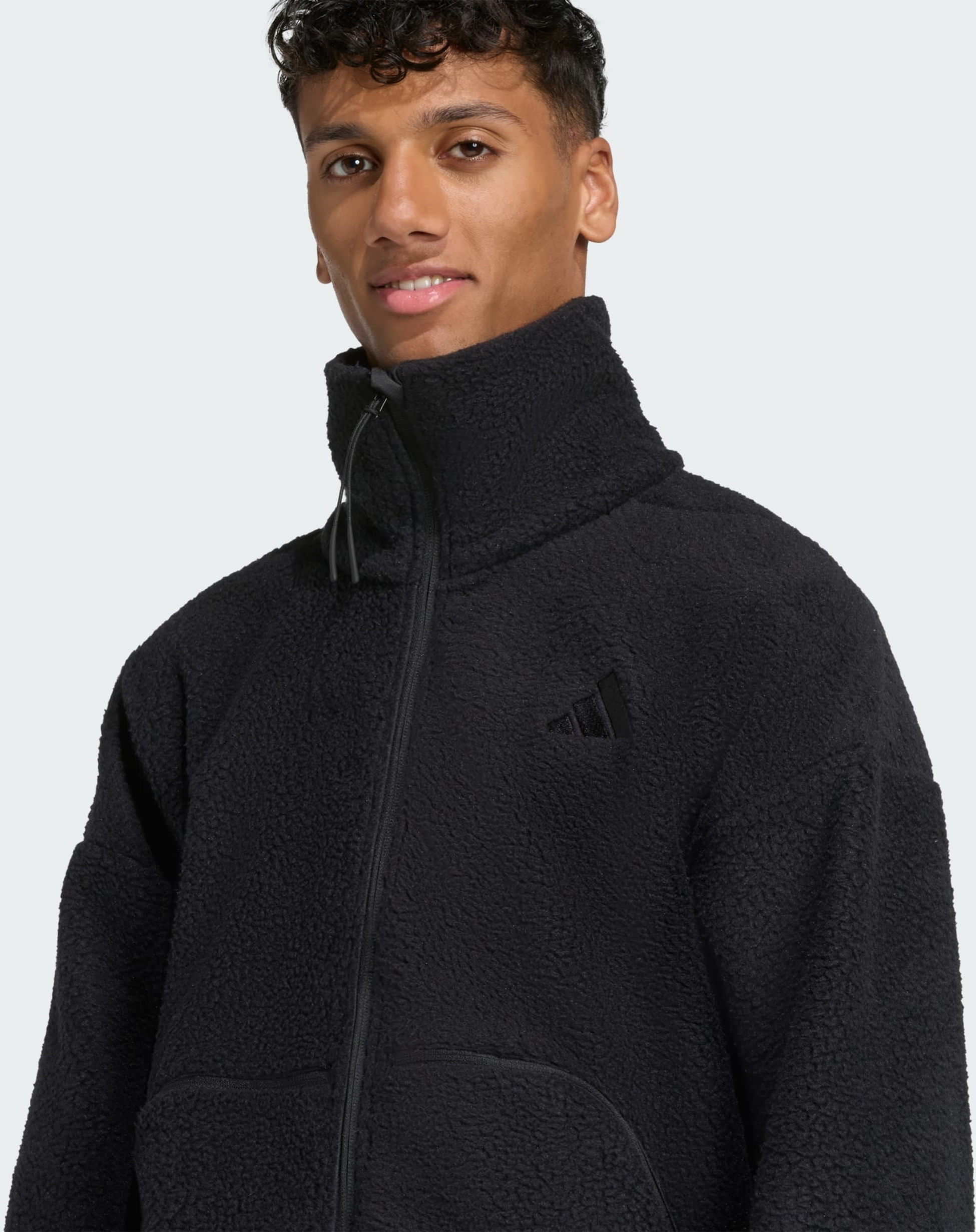 ADIDAS, Adidas City Tech Tjock Jacka I Fleece Med Hel Dragkedja