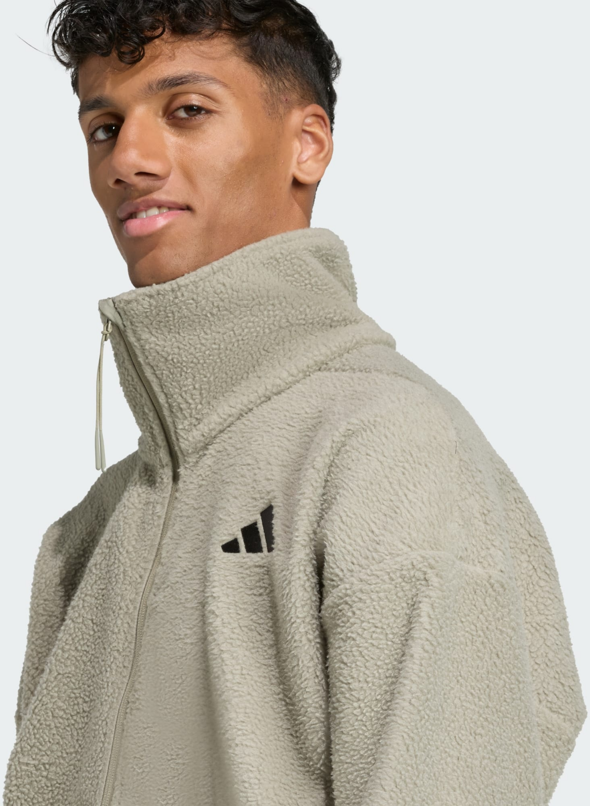 ADIDAS, Adidas City Tech Tjock Jacka I Fleece Med Hel Dragkedja