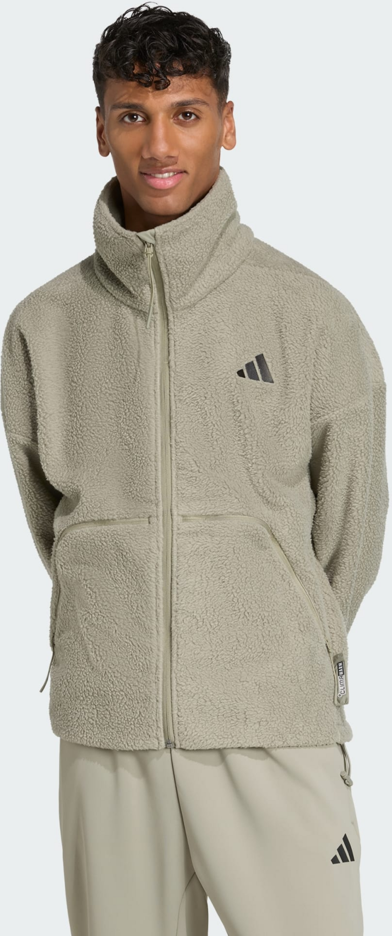 ADIDAS, Adidas City Tech Tjock Jacka I Fleece Med Hel Dragkedja