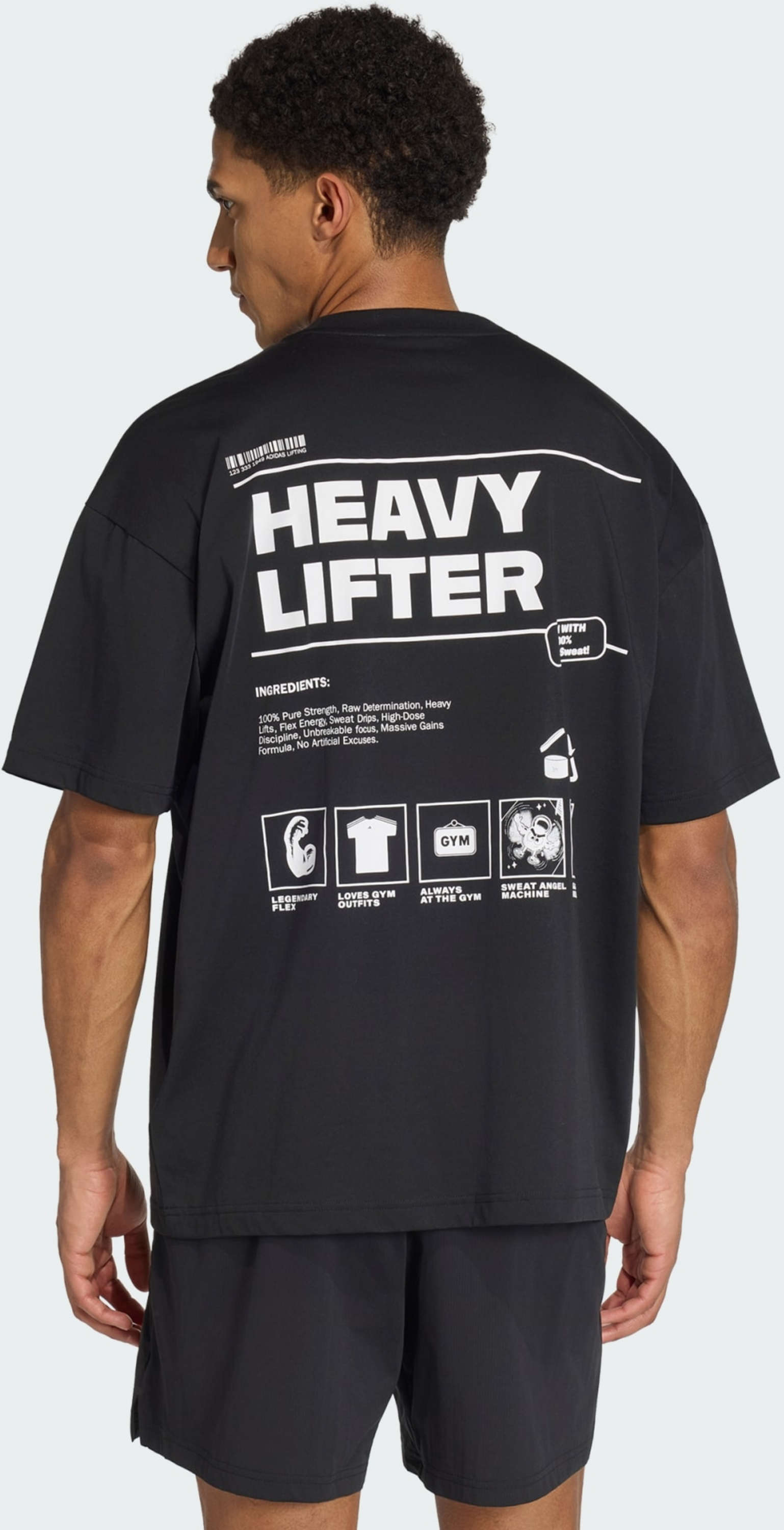 ADIDAS, Adidas Climacool Fun Tr&auml;nings-t-shirt Med Grafik