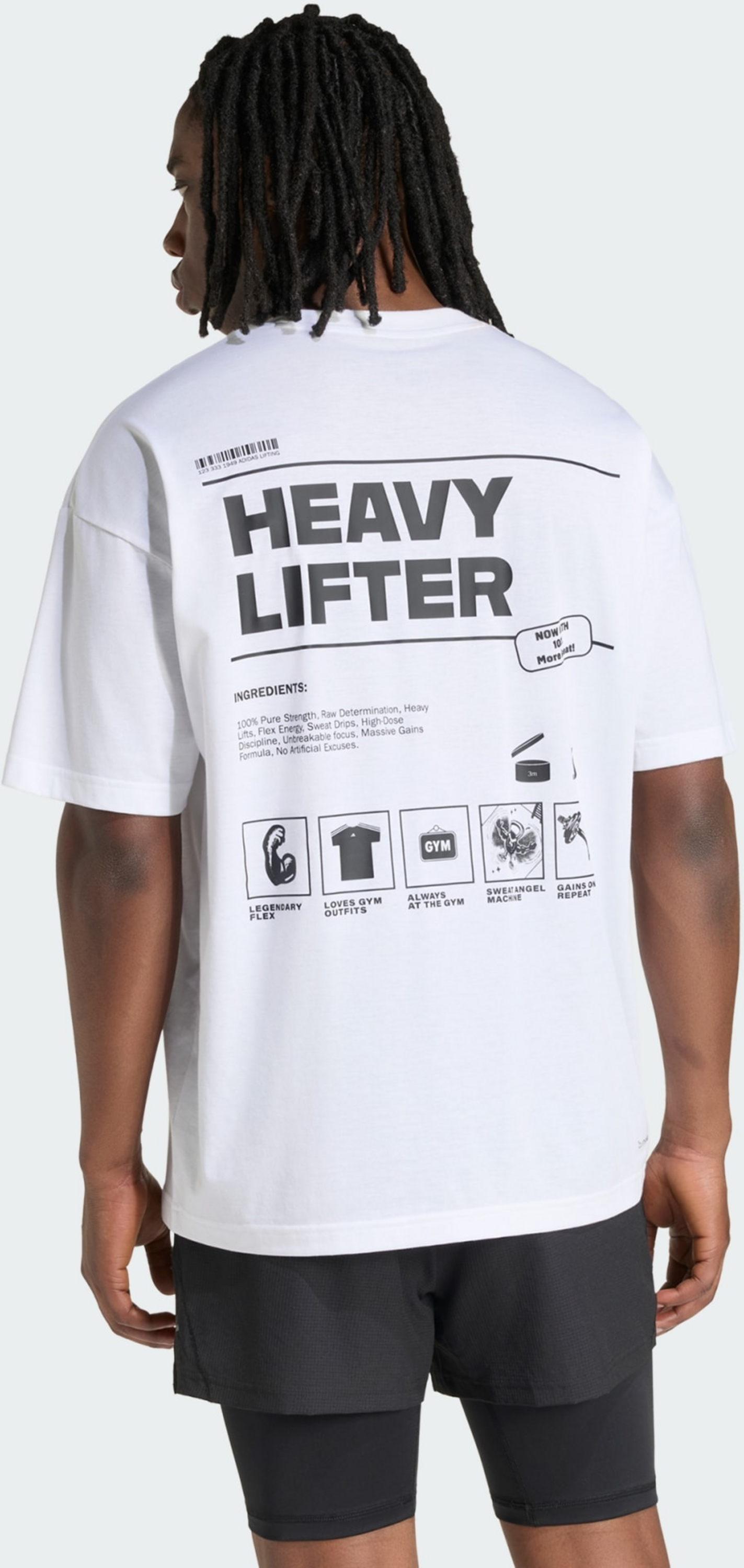 ADIDAS, Adidas Climacool Fun Tr&auml;nings-t-shirt Med Grafik
