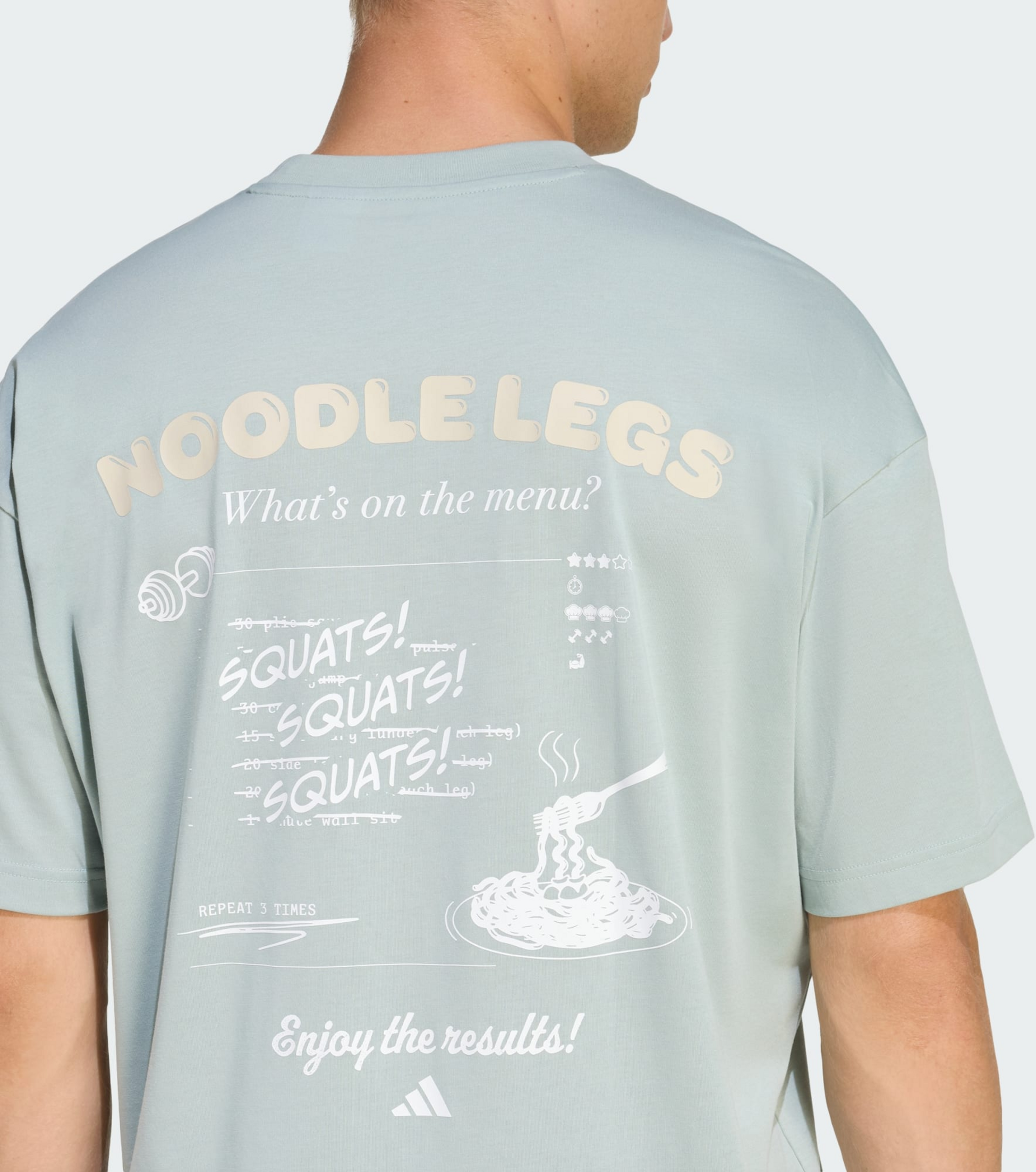 ADIDAS, Adidas Climacool Fun Training T-shirt Med Grafisk Design