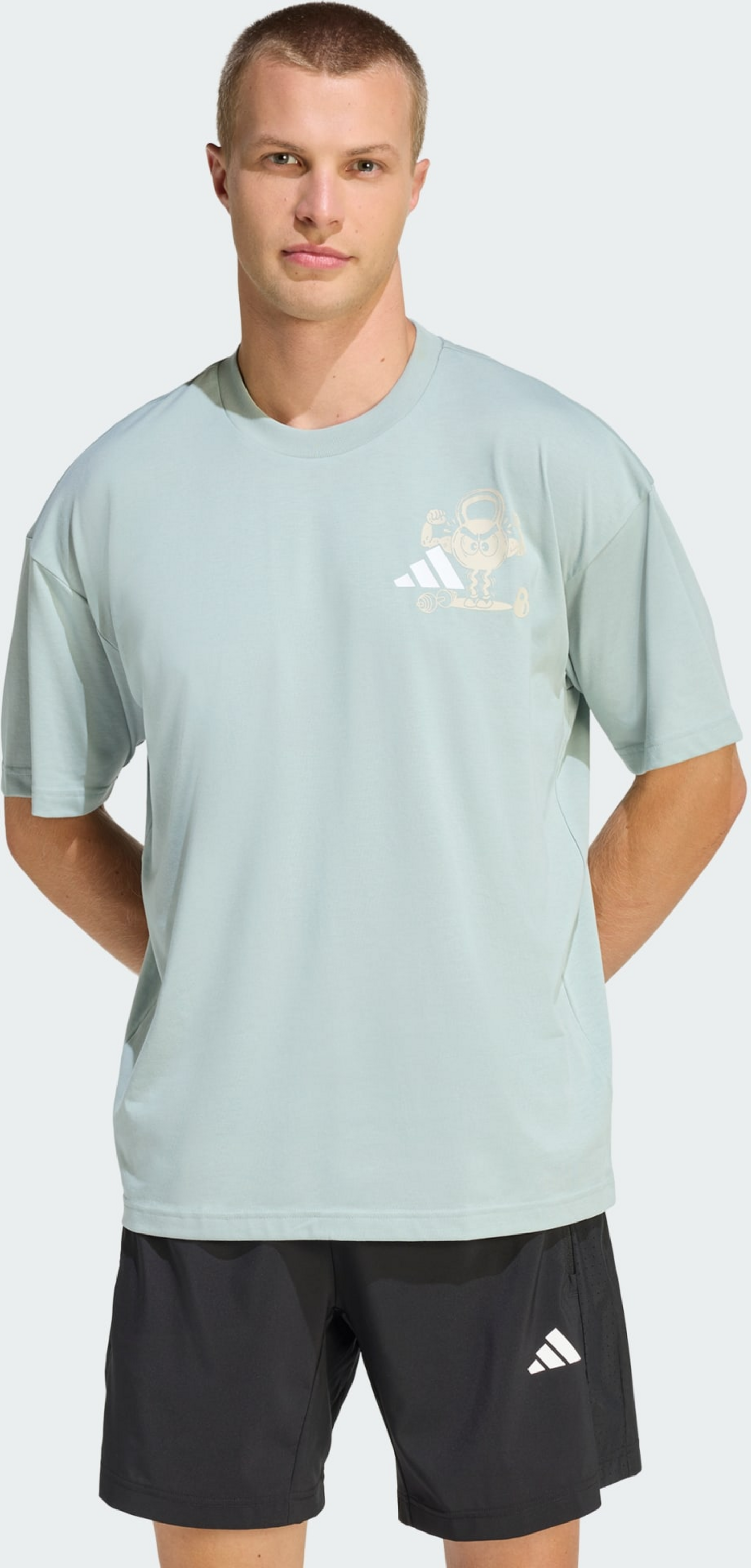 ADIDAS, Adidas Climacool Fun Training T-shirt Med Grafisk Design