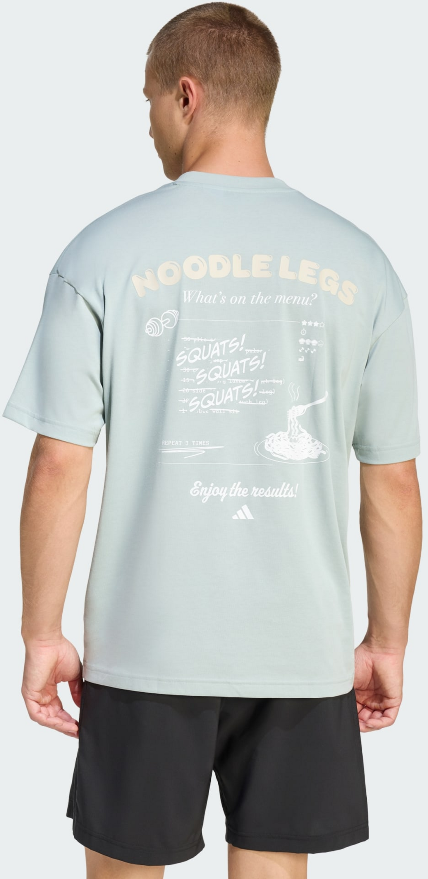 ADIDAS, Adidas Climacool Fun Training T-shirt Med Grafisk Design