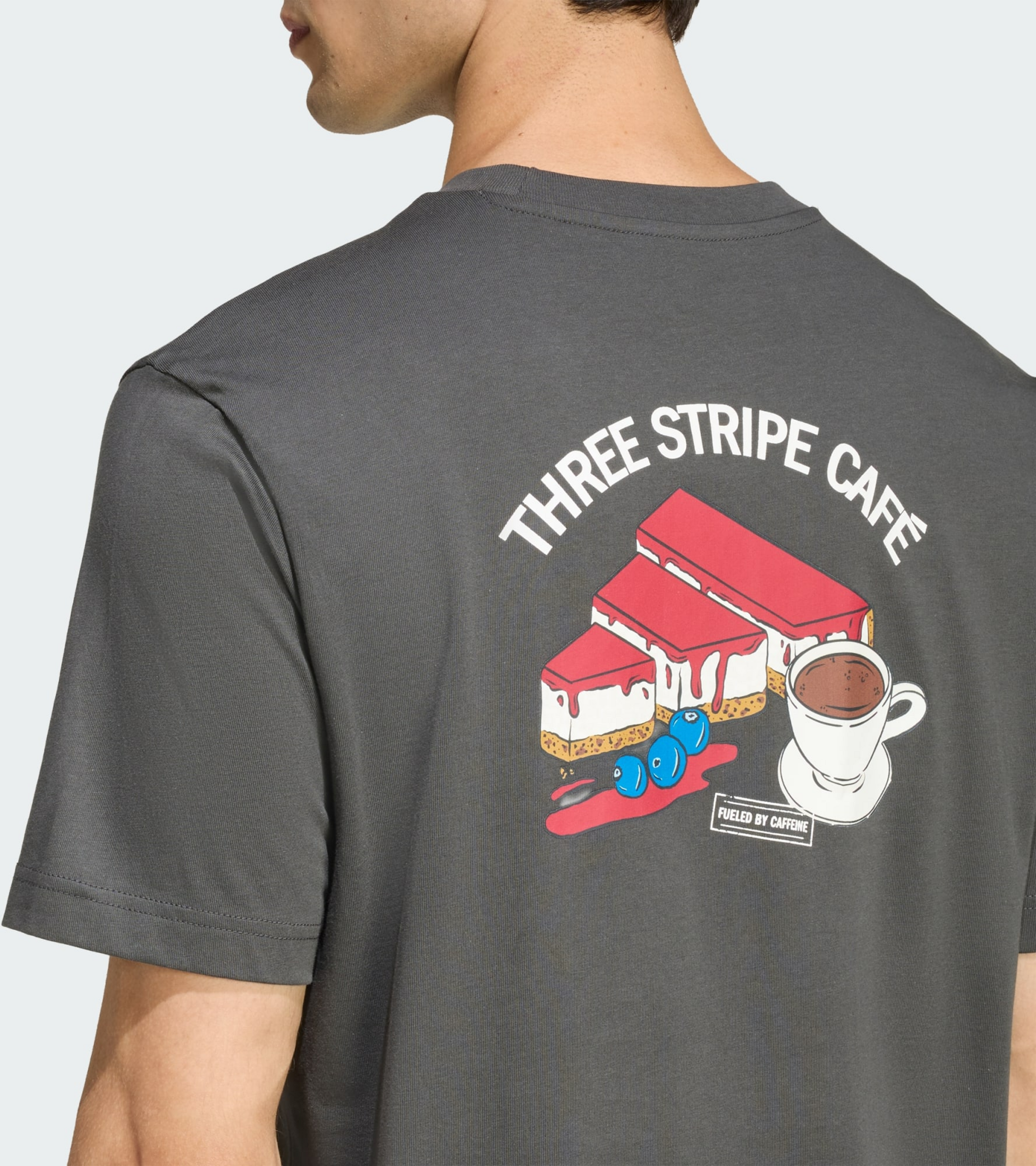 ADIDAS, Adidas Coffee Cafe Cheesecake Graphic T-shirt
