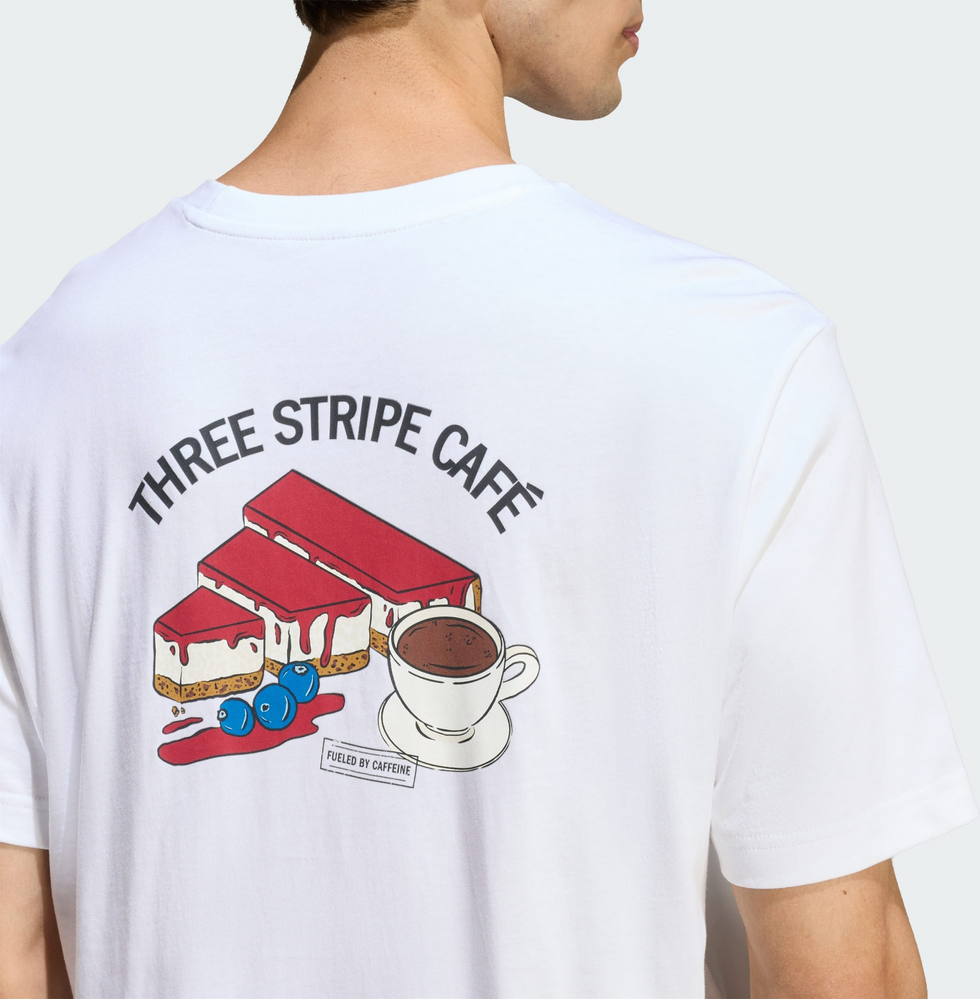 ADIDAS, Adidas Coffee Cafe Cheesecake Graphic T-shirt