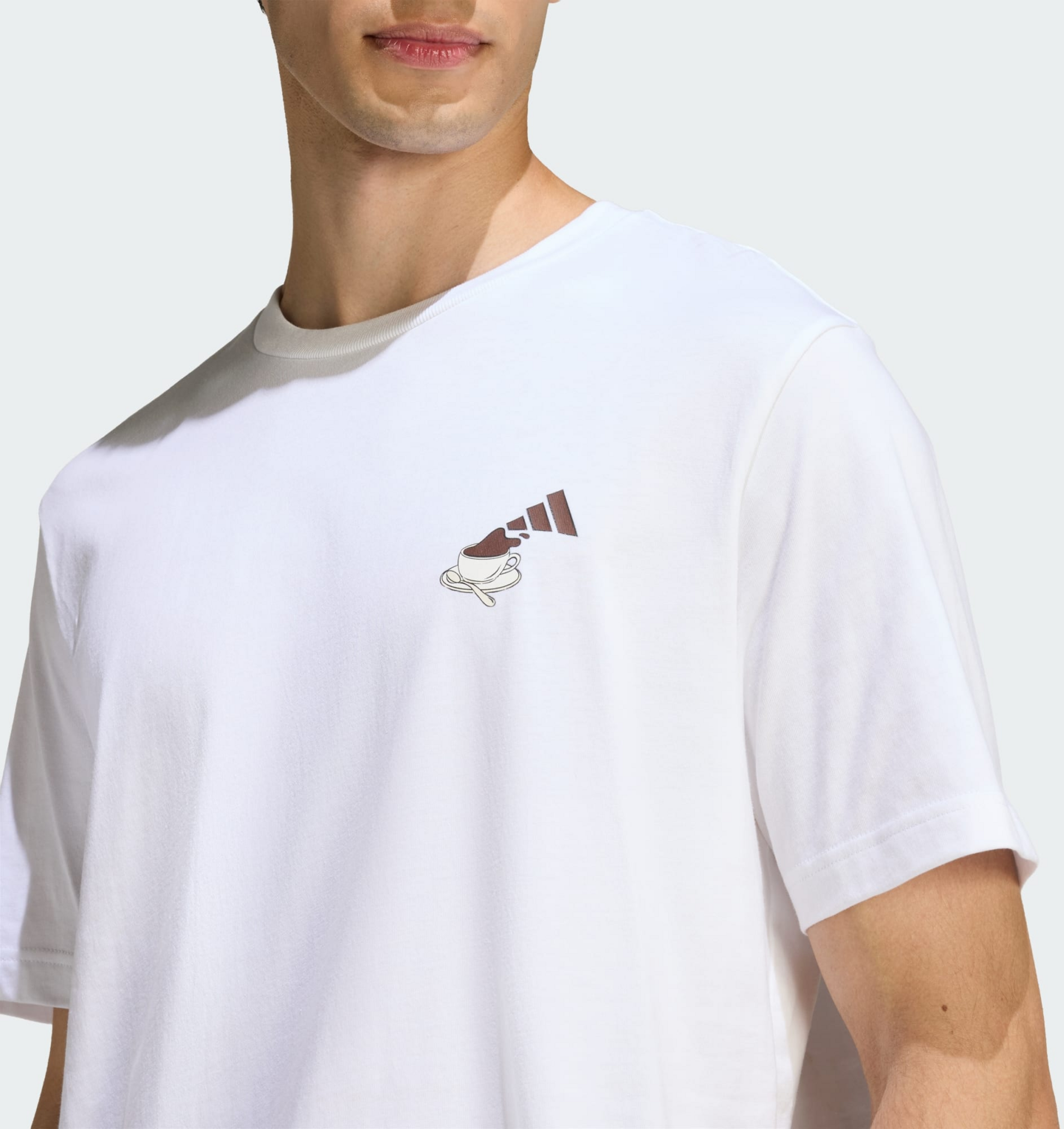 ADIDAS, Adidas Coffee Cafe Cheesecake Graphic T-shirt