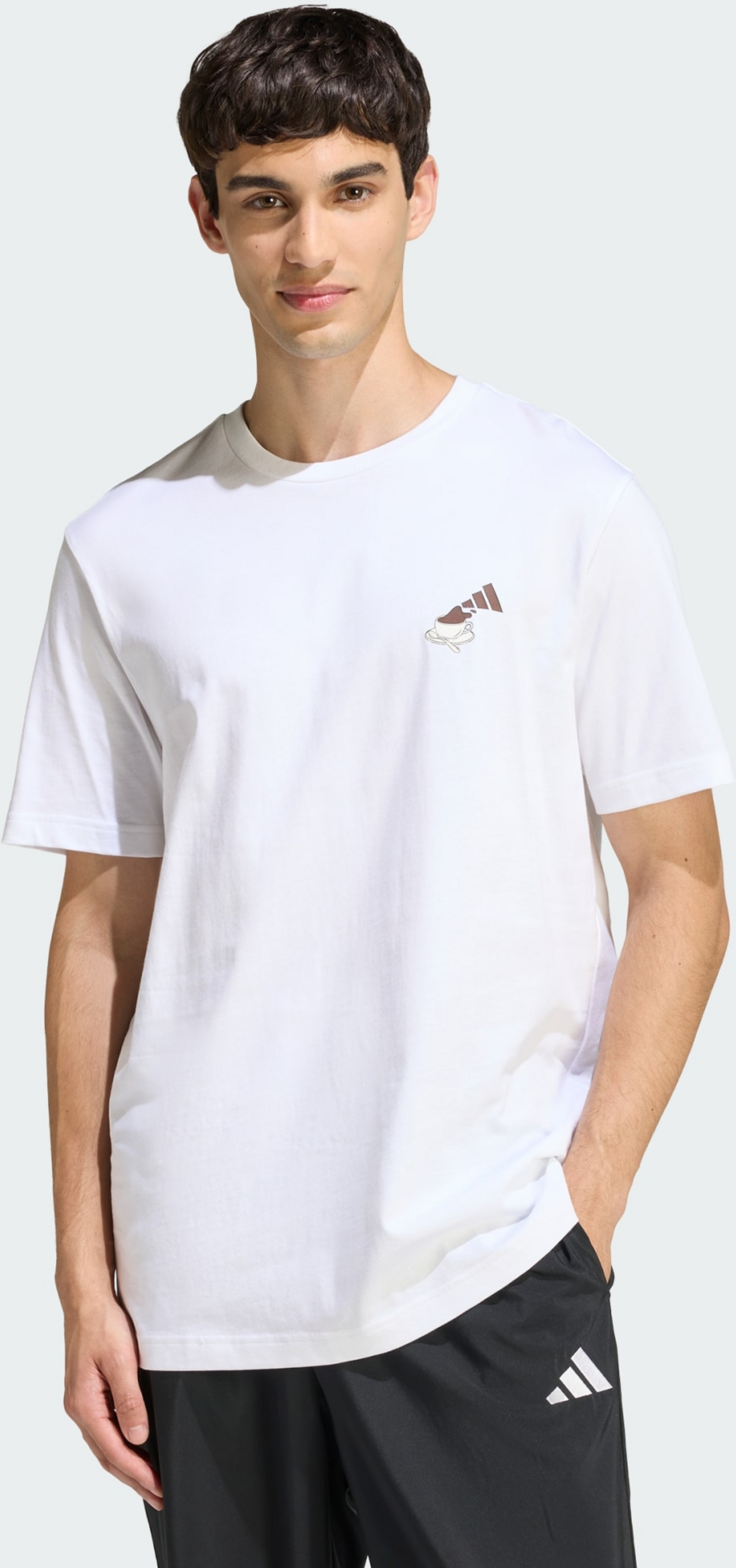 ADIDAS, Adidas Coffee Cafe Cheesecake Graphic T-shirt