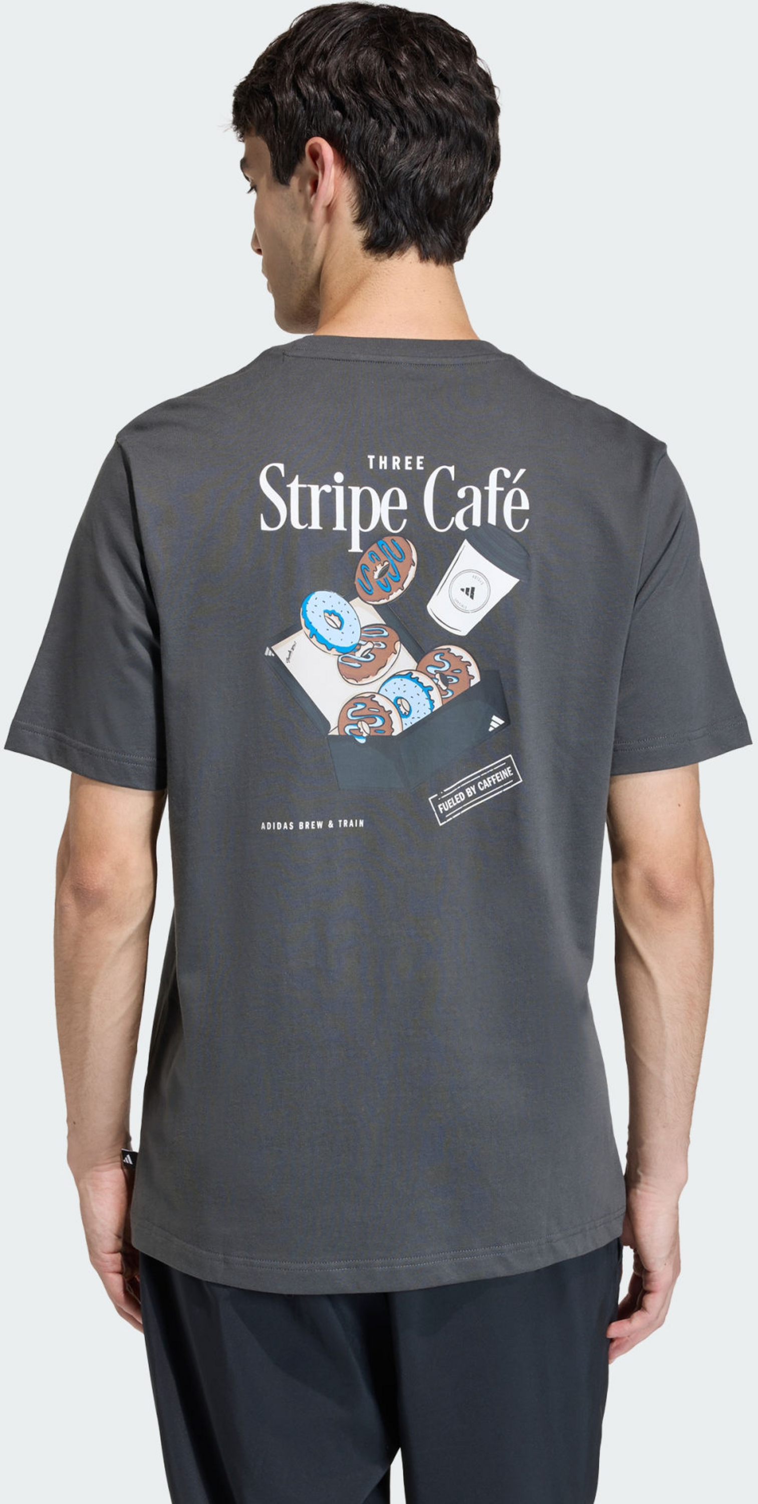 ADIDAS, Adidas Coffee Cafe Donut Box Graphic T-shirt