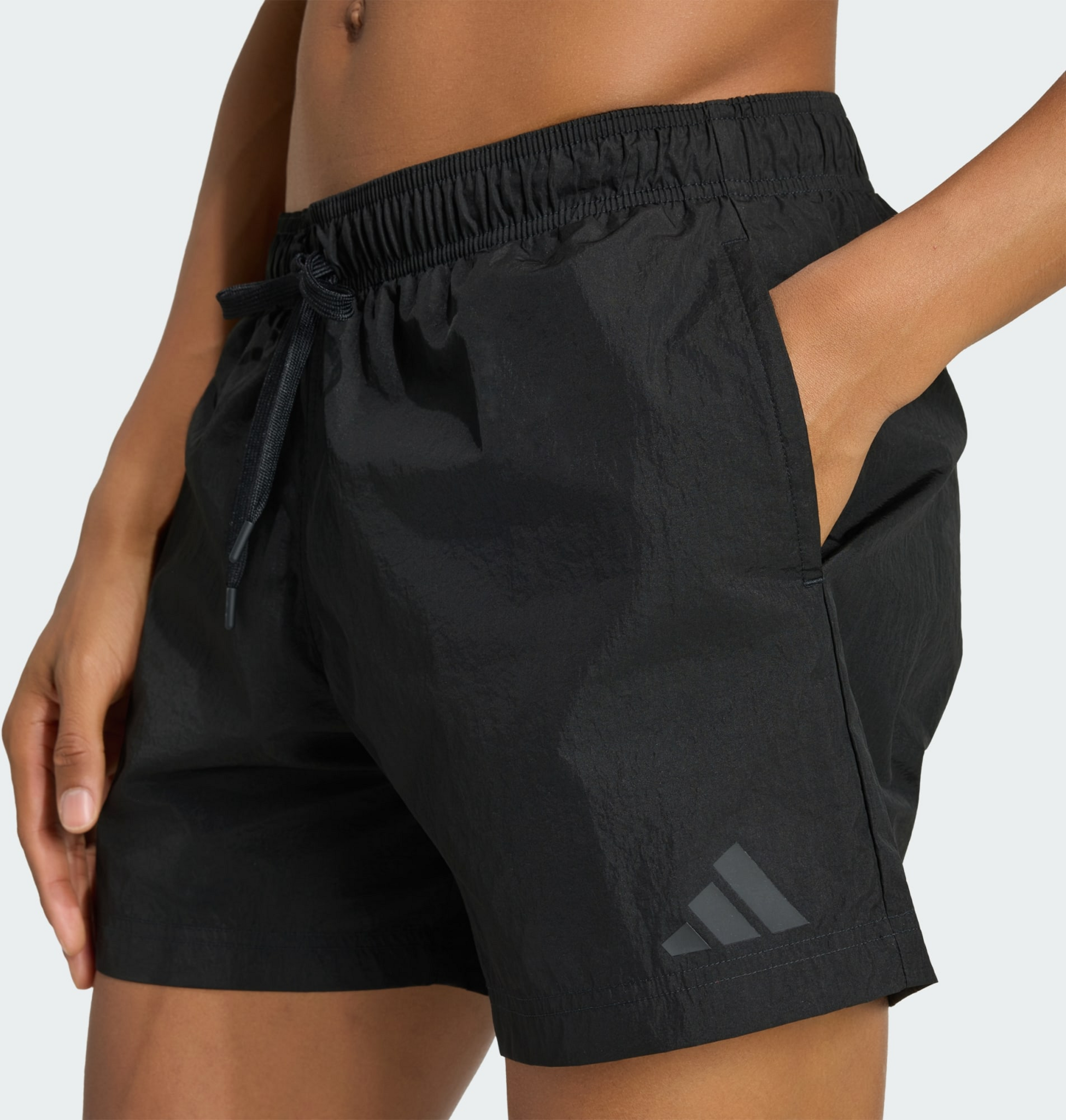 ADIDAS, Adidas Crinkle Nylon Badshorts 5 Inch