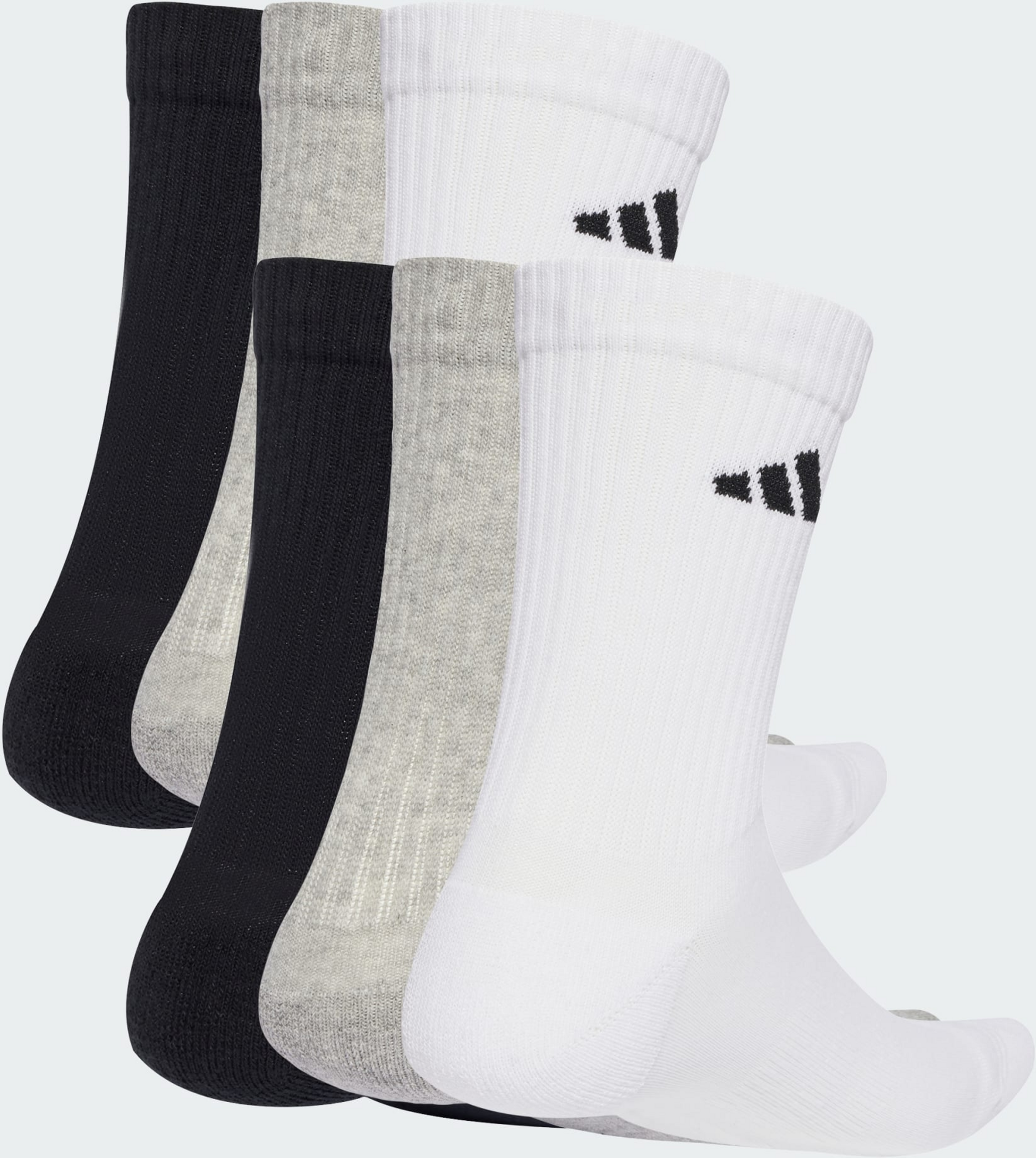ADIDAS, Adidas Cushioned Crew Strumpor 6-pack