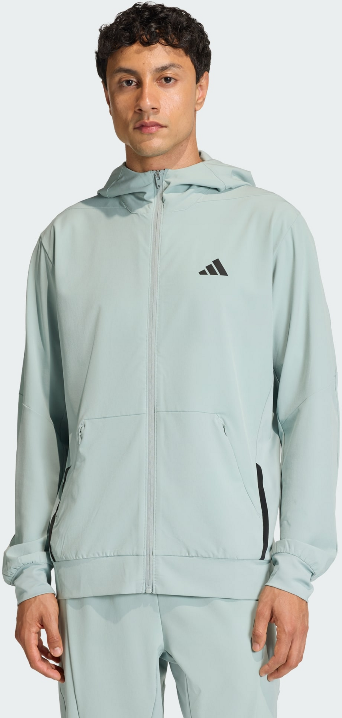 ADIDAS, Adidas D4t Workout Huvtröja Med Hel Dragkedja