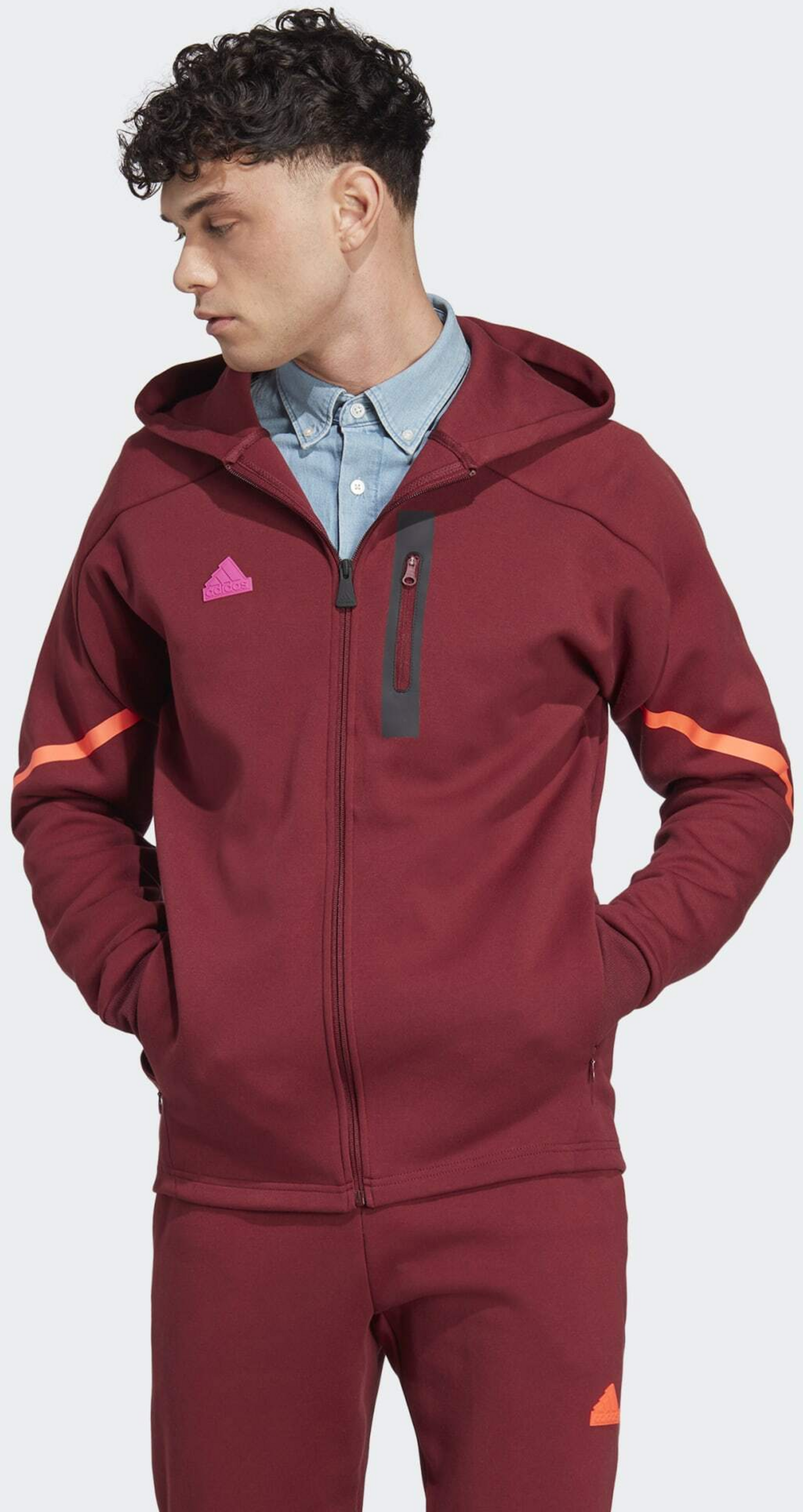 ADIDAS, Adidas Designed For Gameday Full-zip Hoodie