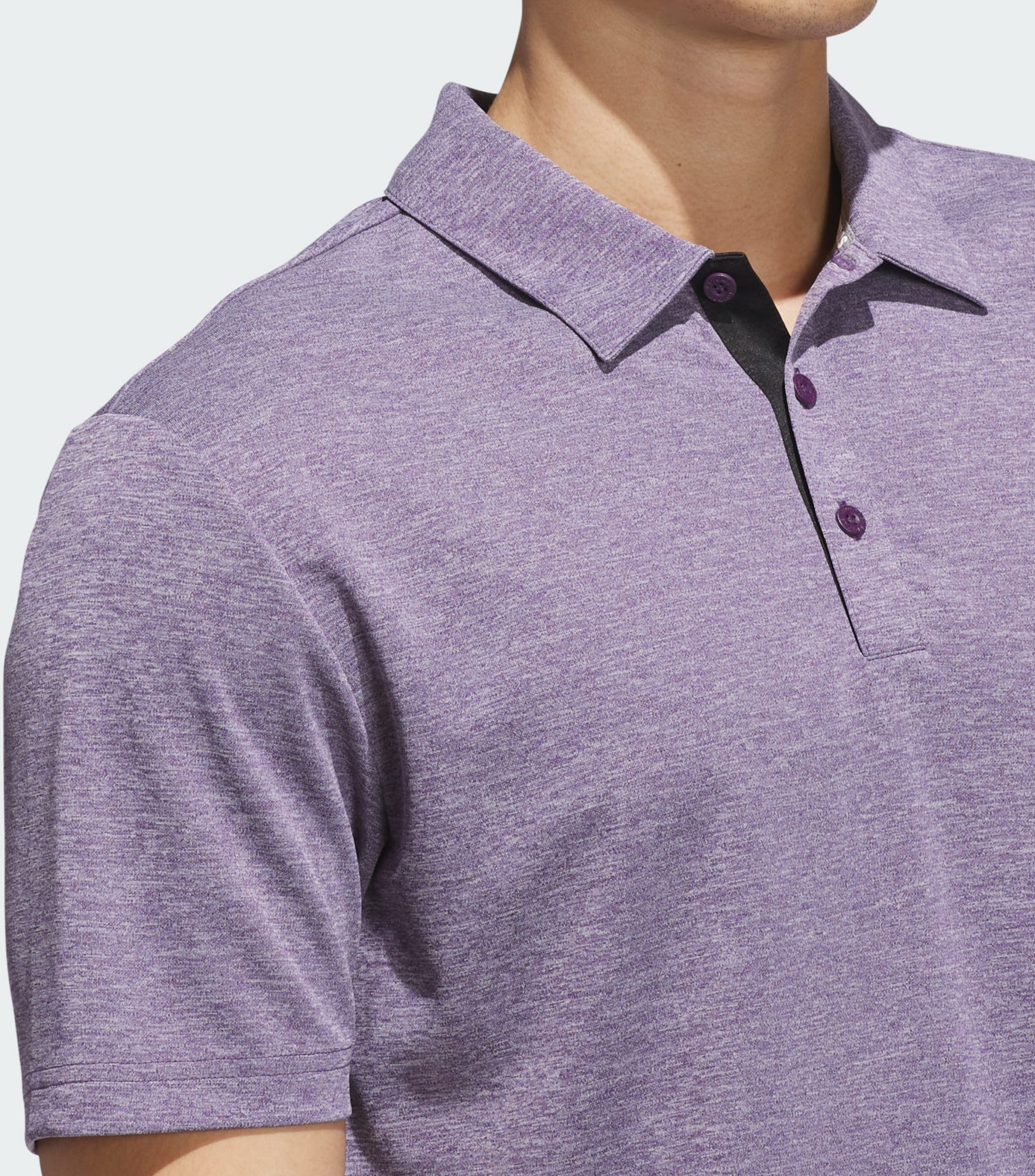 ADIDAS, Adidas Drive Heather Golf Polo Shirt